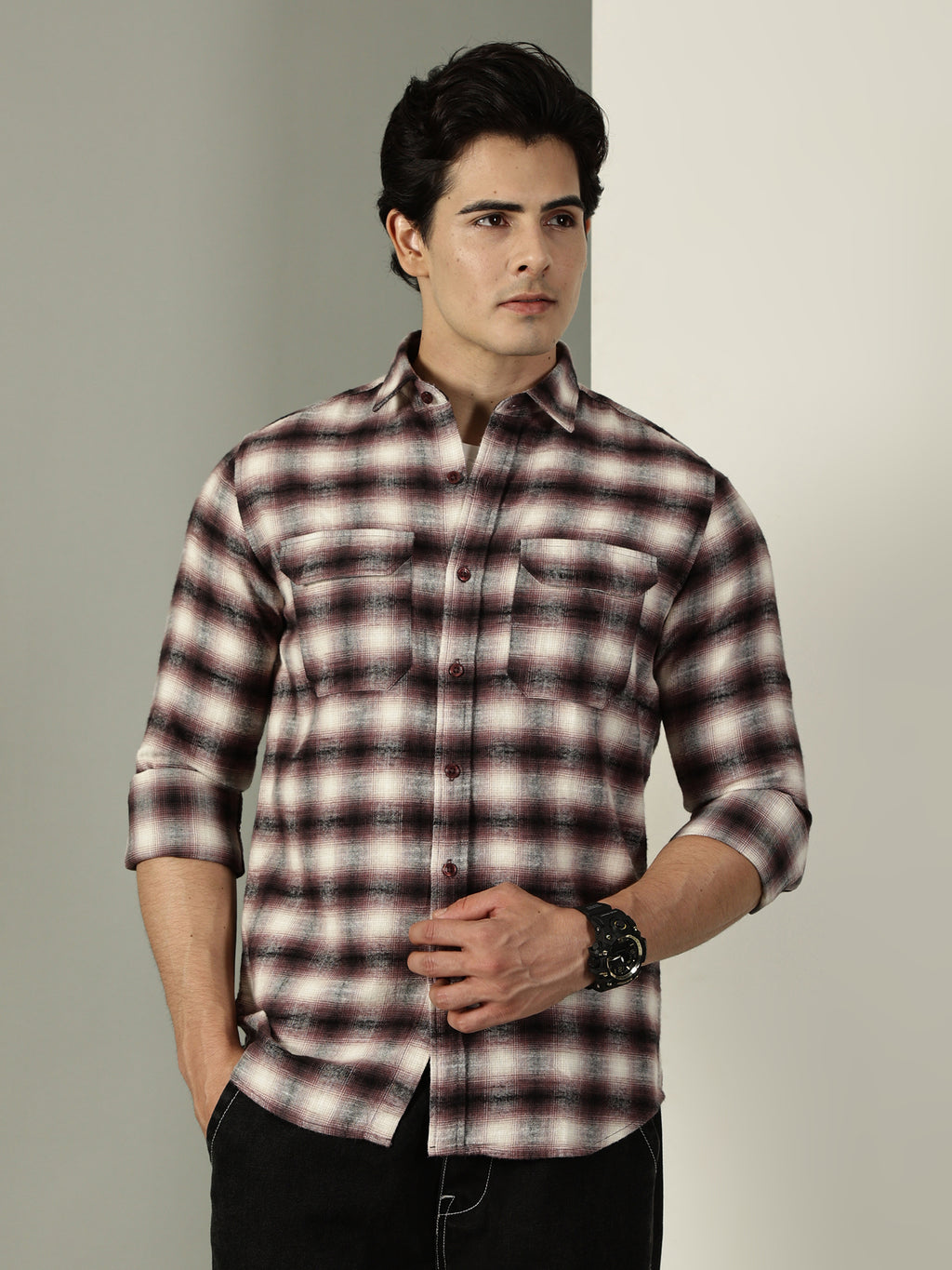 Brushed Twill Premium Cotton Shirt
