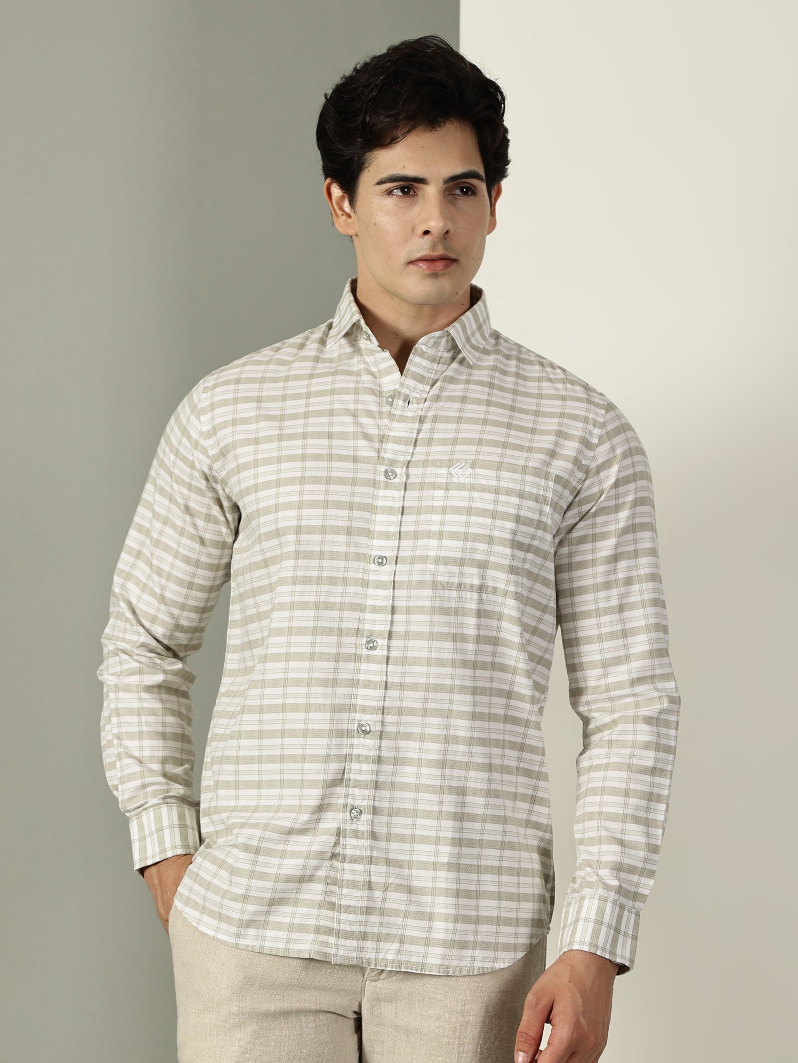 50’s Dobby Extra Fine Premium Cotton Shirt