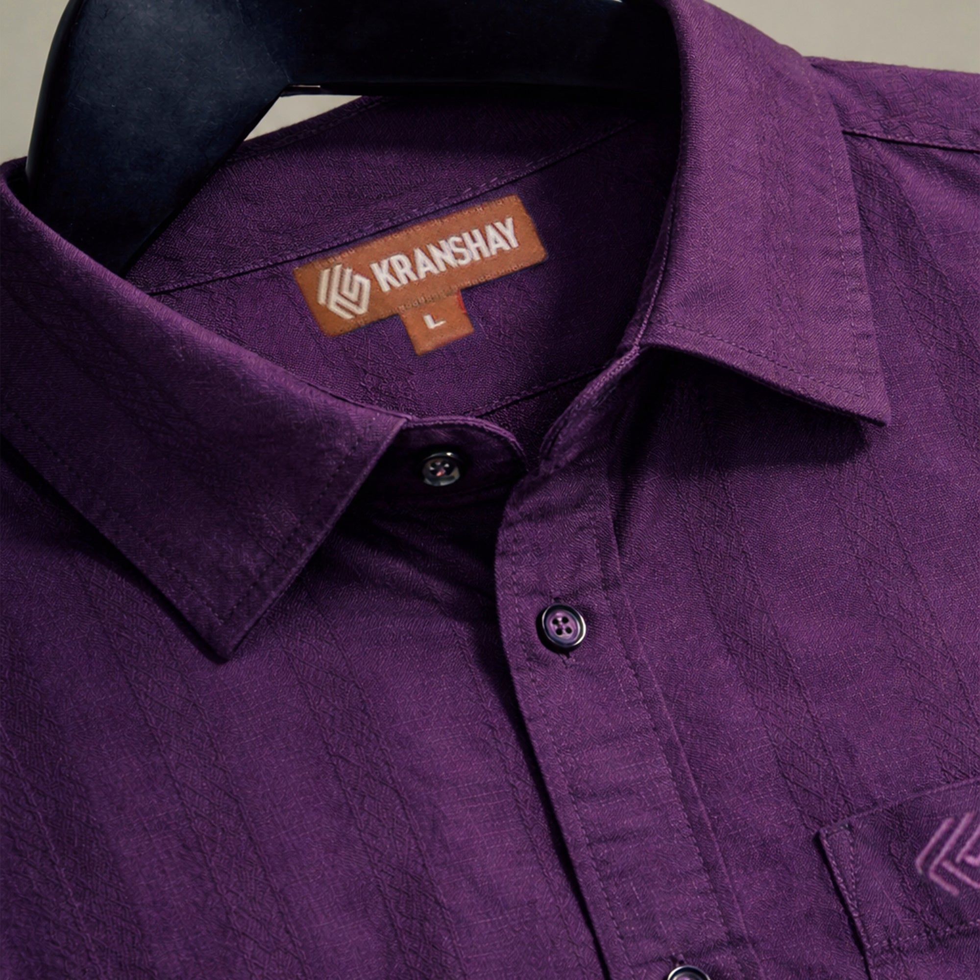 Slub Dobby Texture Shirt-thumbmail-3