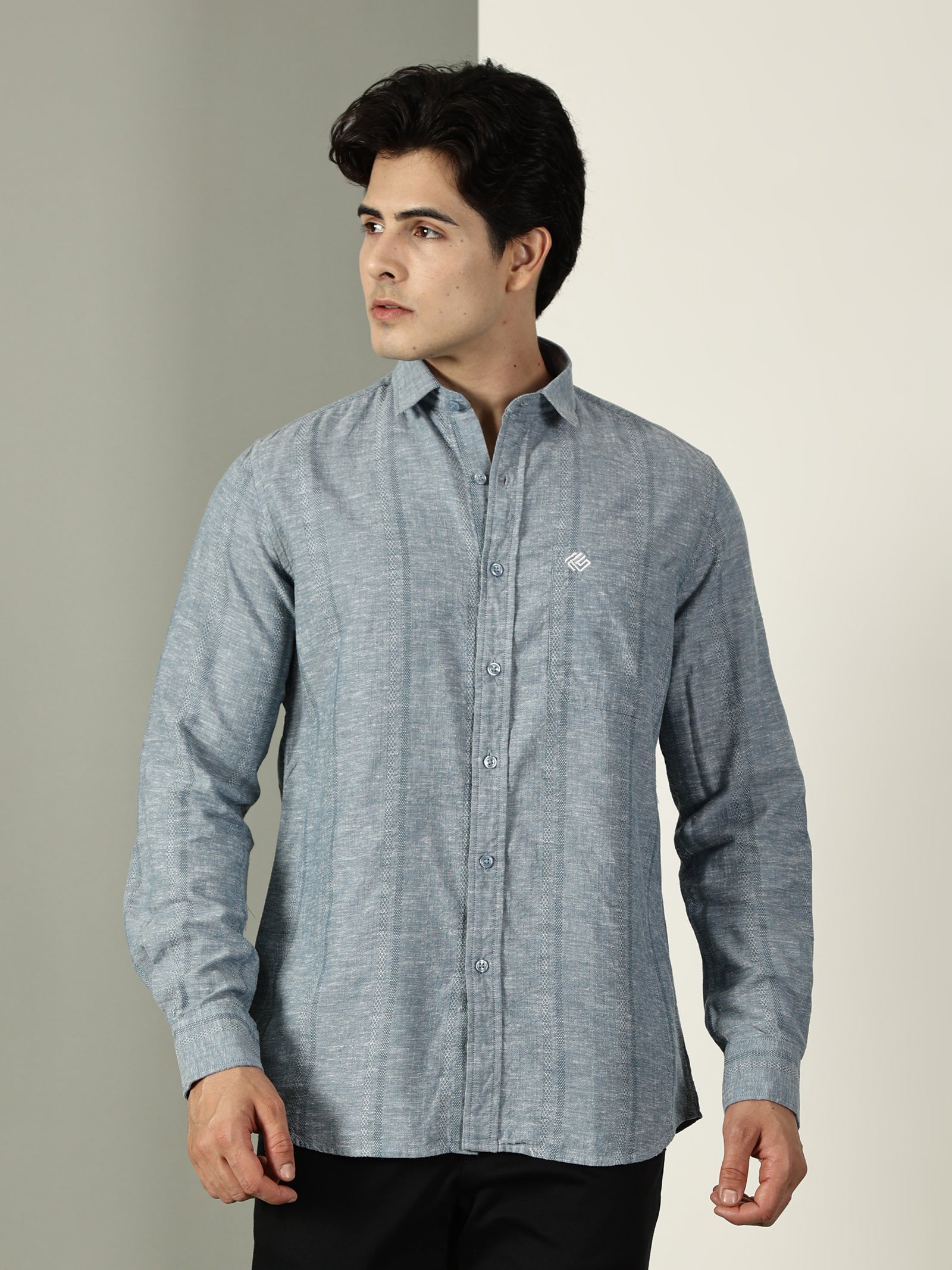 Cotton Linen Dobby Premium Shirt