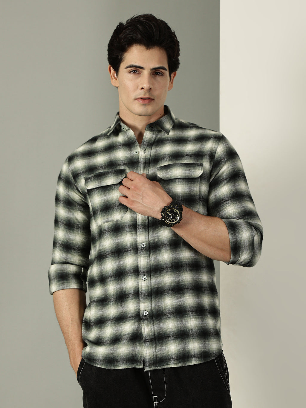 Brushed Twill Premium Cotton Shirt