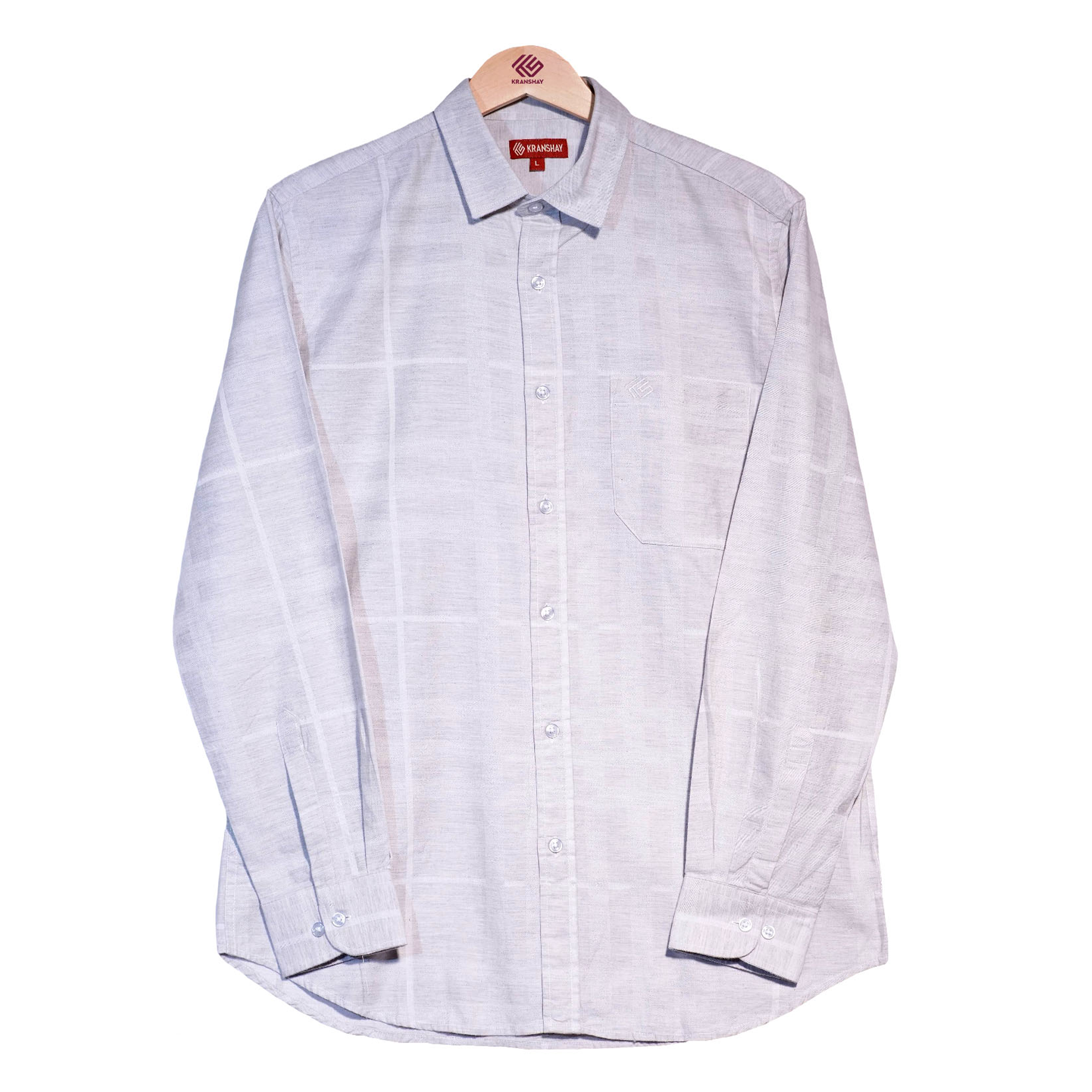 Melange Premium Cotton Shirt-thumbmail-6