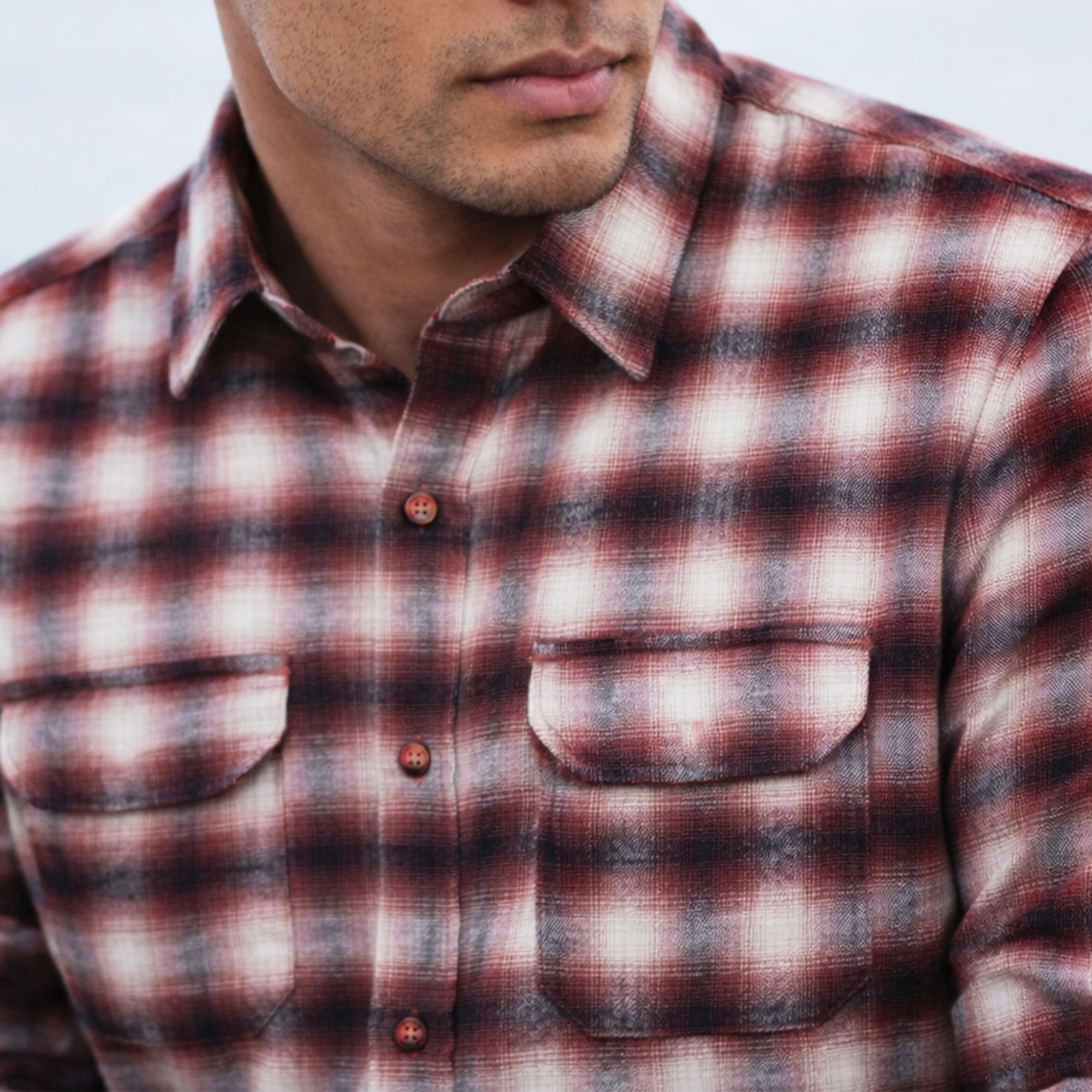 Brushed Twill Check Shirt