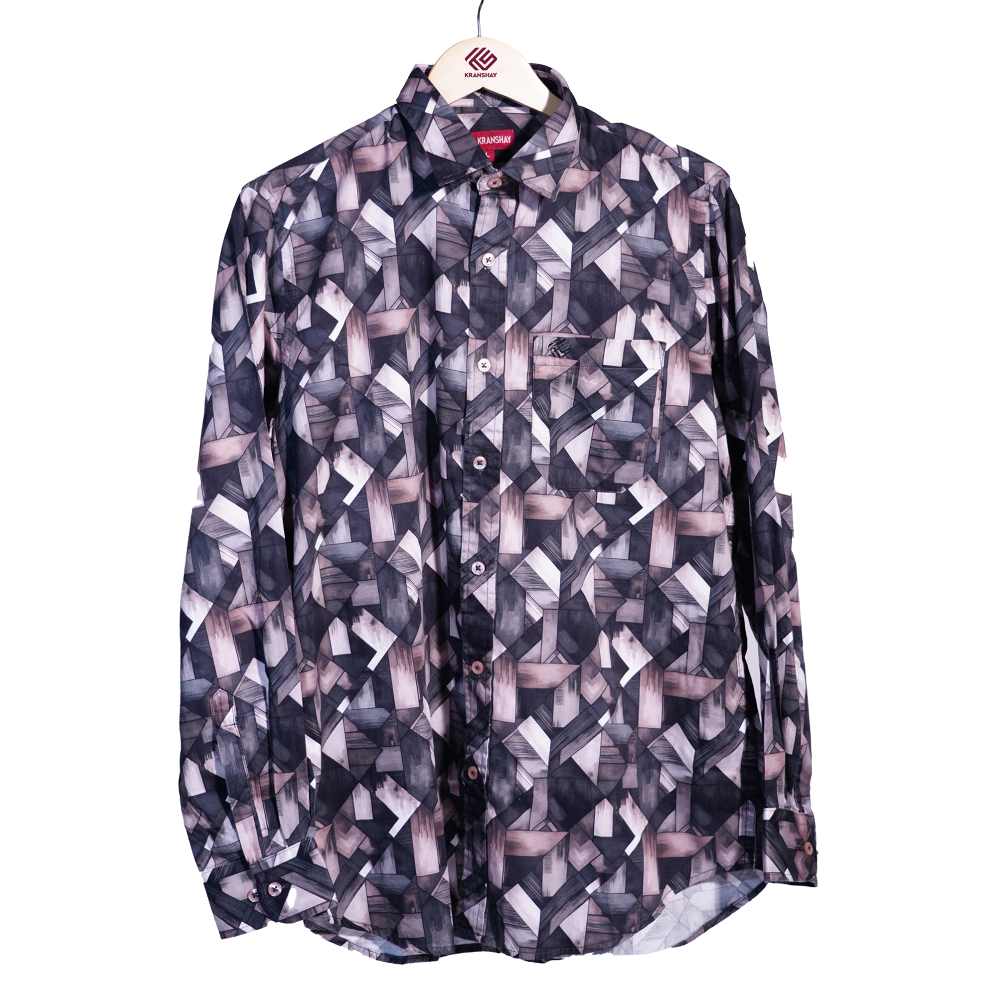 Satin Digital Print Shirt-thumbmail-3