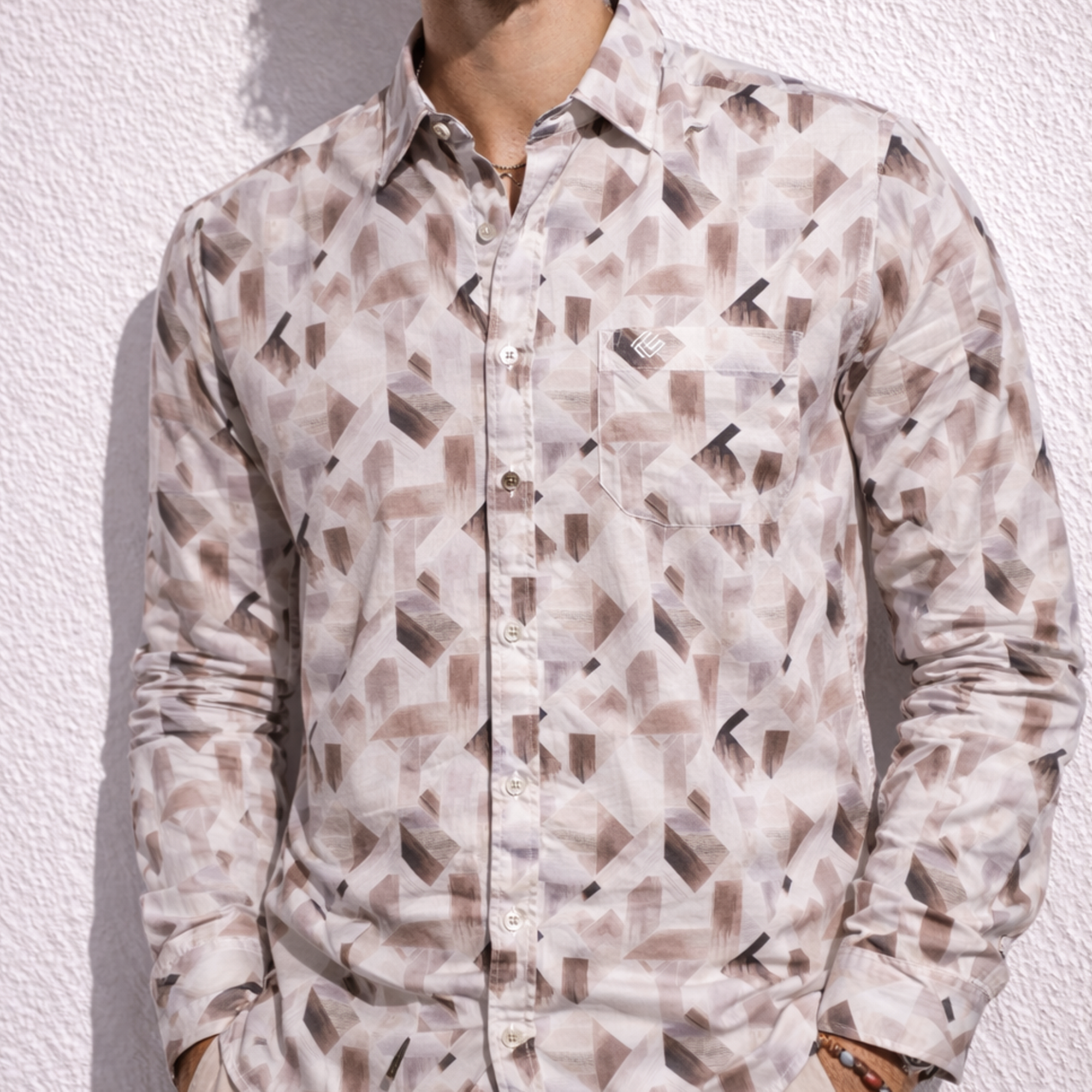 Satin Digital Print Shirt