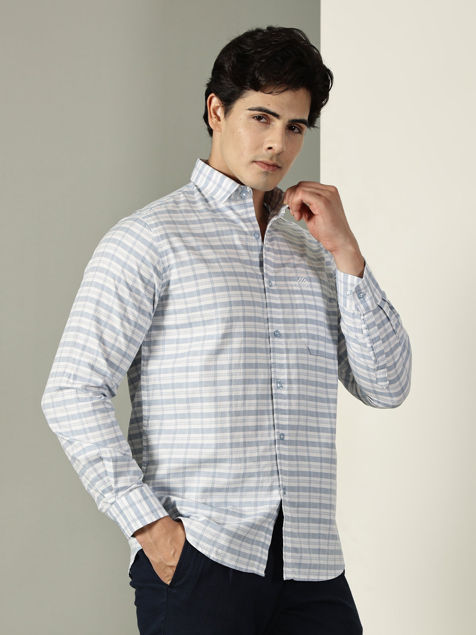 50’s Dobby Extra Fine Premium Cotton Shirt