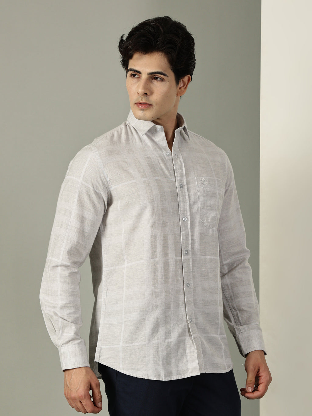 Melange Premium Cotton Shirt