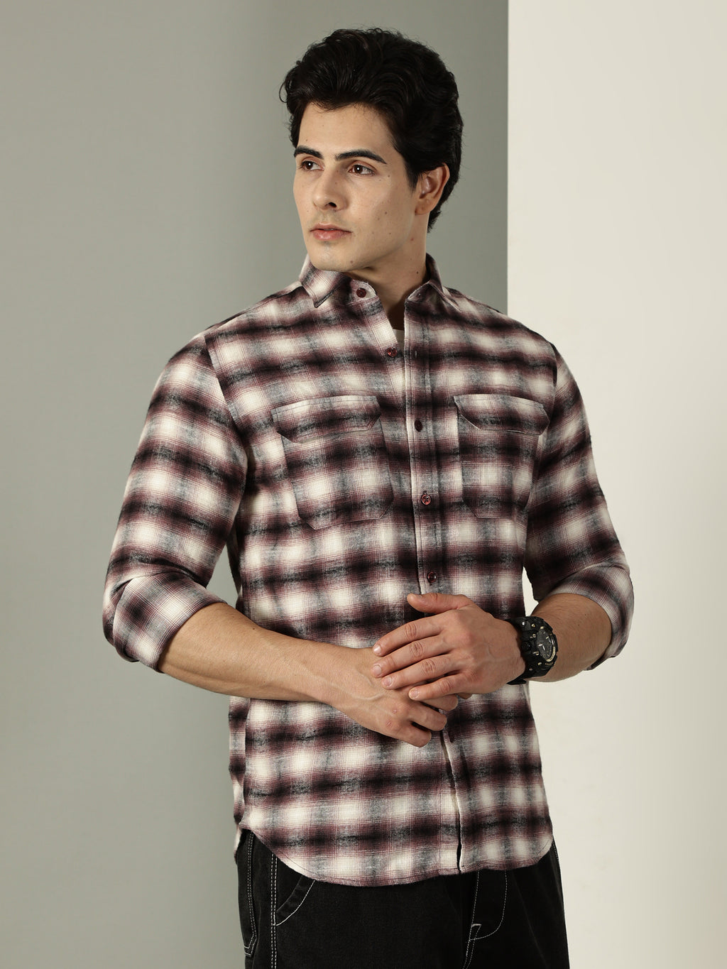 Brushed Twill Premium Cotton Shirt