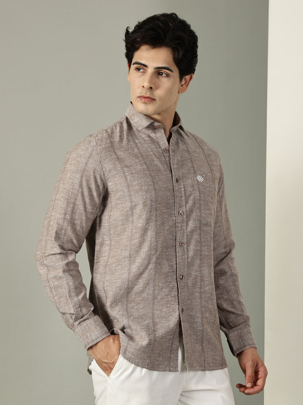 Cotton Linen Dobby Premium Shirt