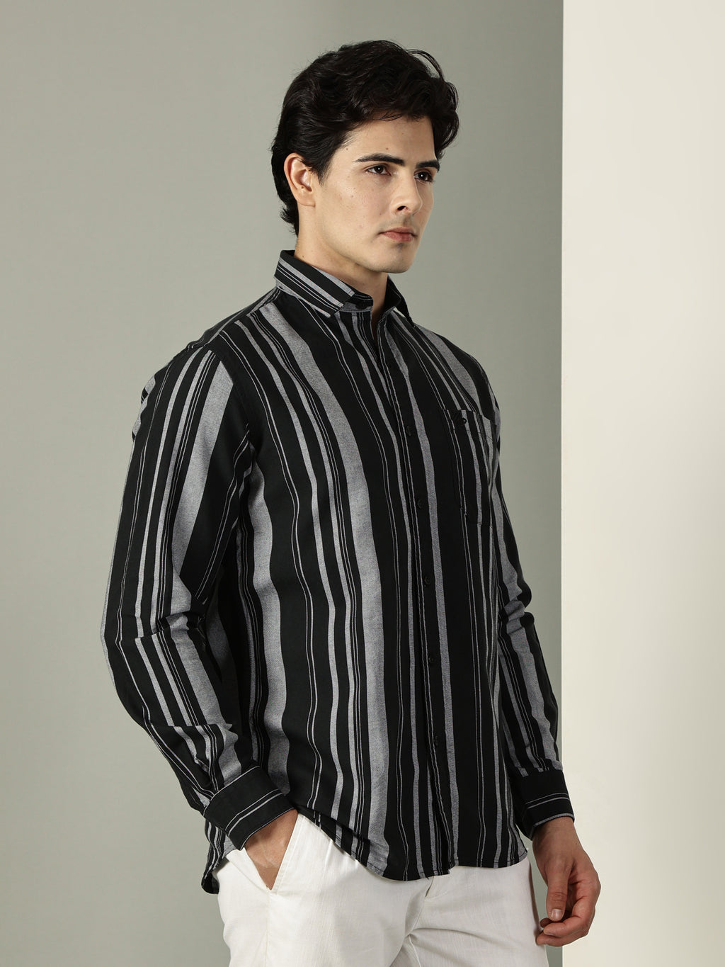 Oxford Stripes Premium Cotton Shirt