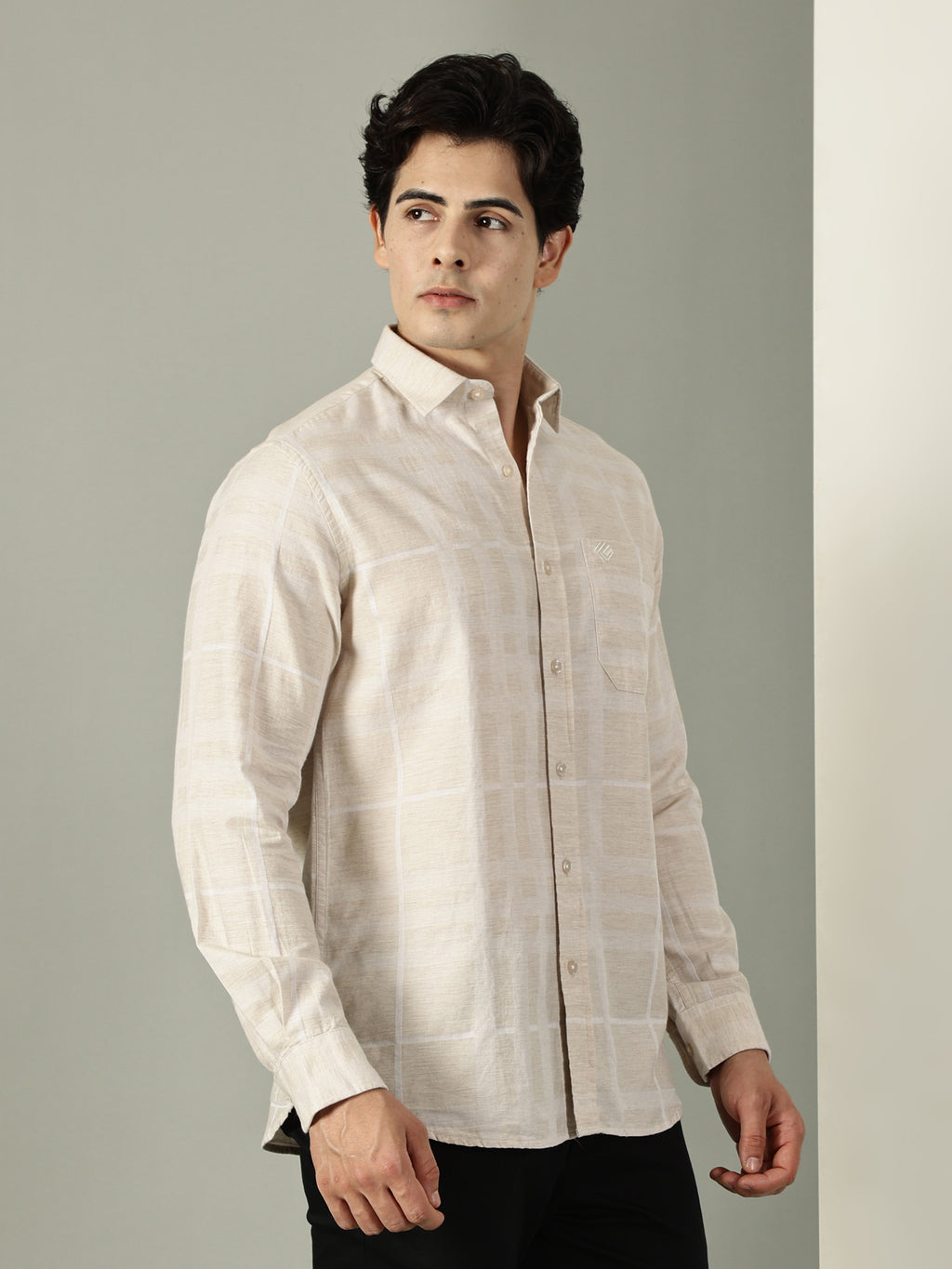 Melange Premium Cotton Shirt