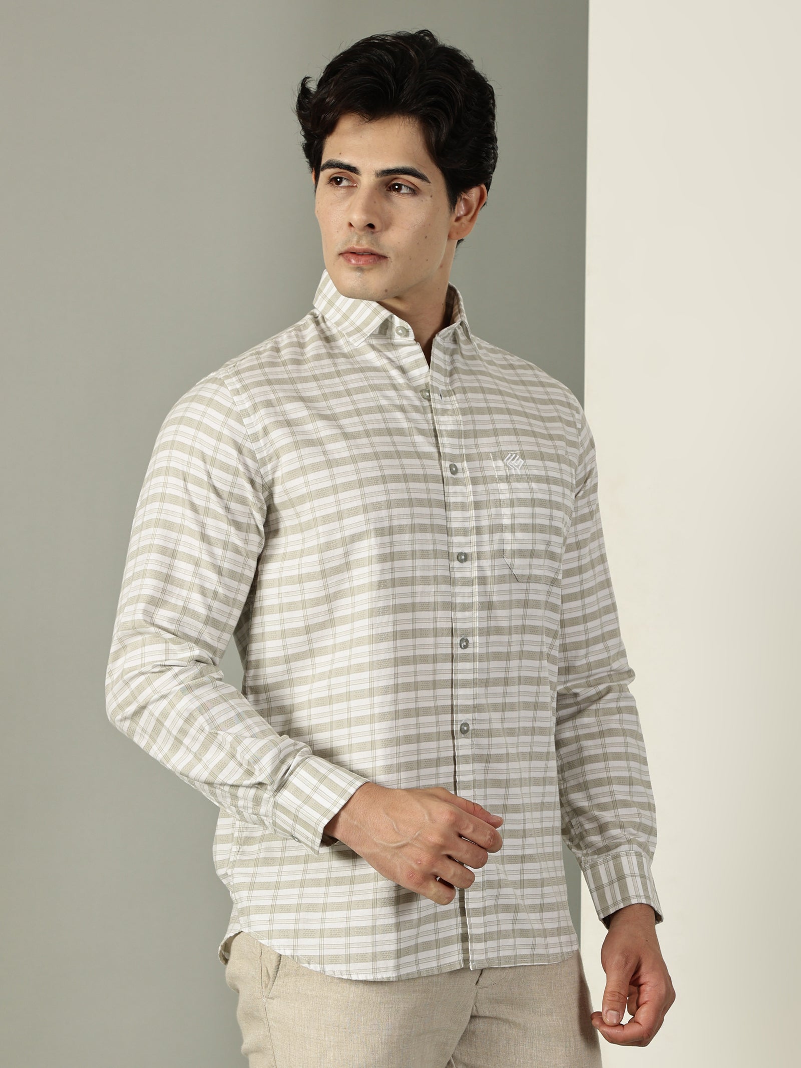50’s Dobby Extra Fine Premium Cotton Shirt