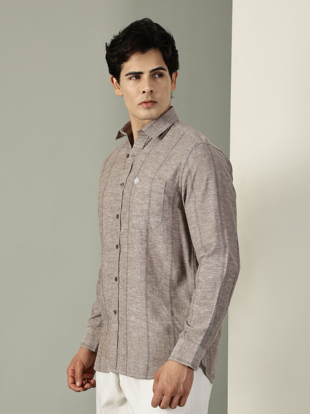 Cotton Linen Dobby Premium Shirt