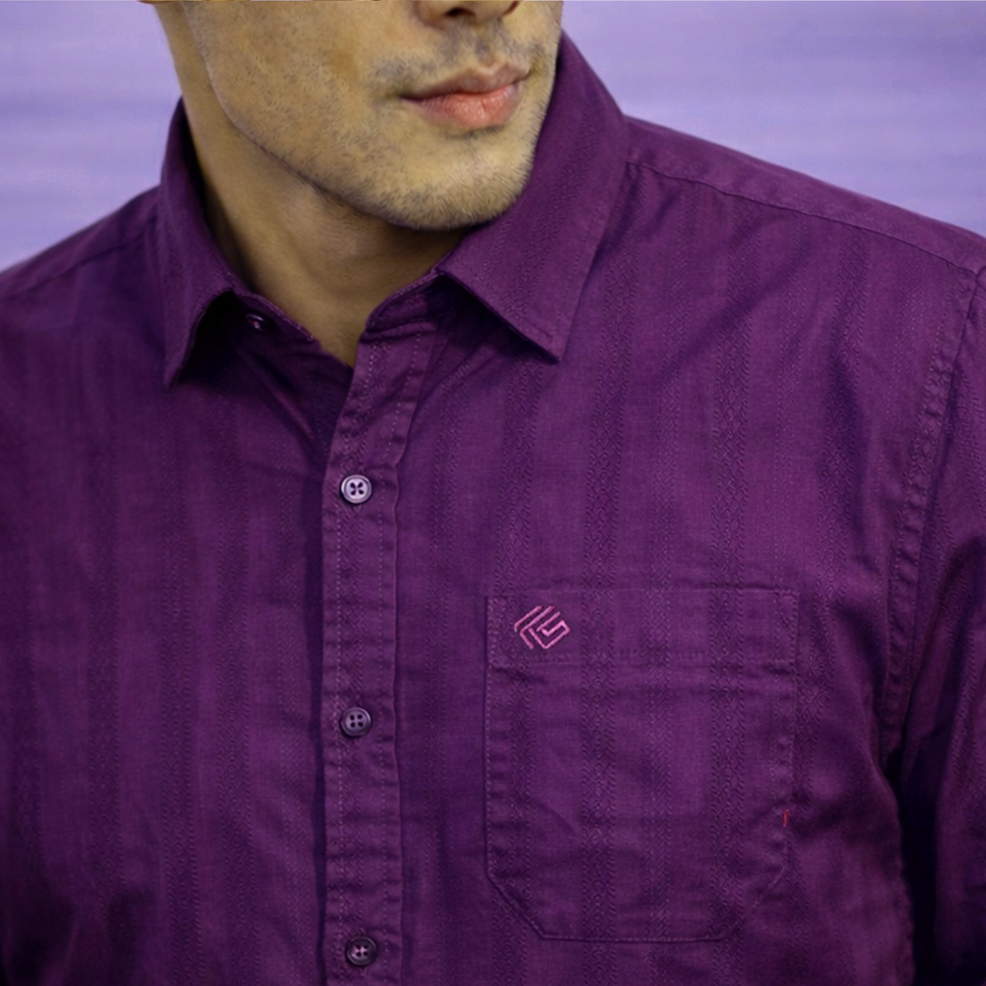 Slub Dobby Texture Shirt