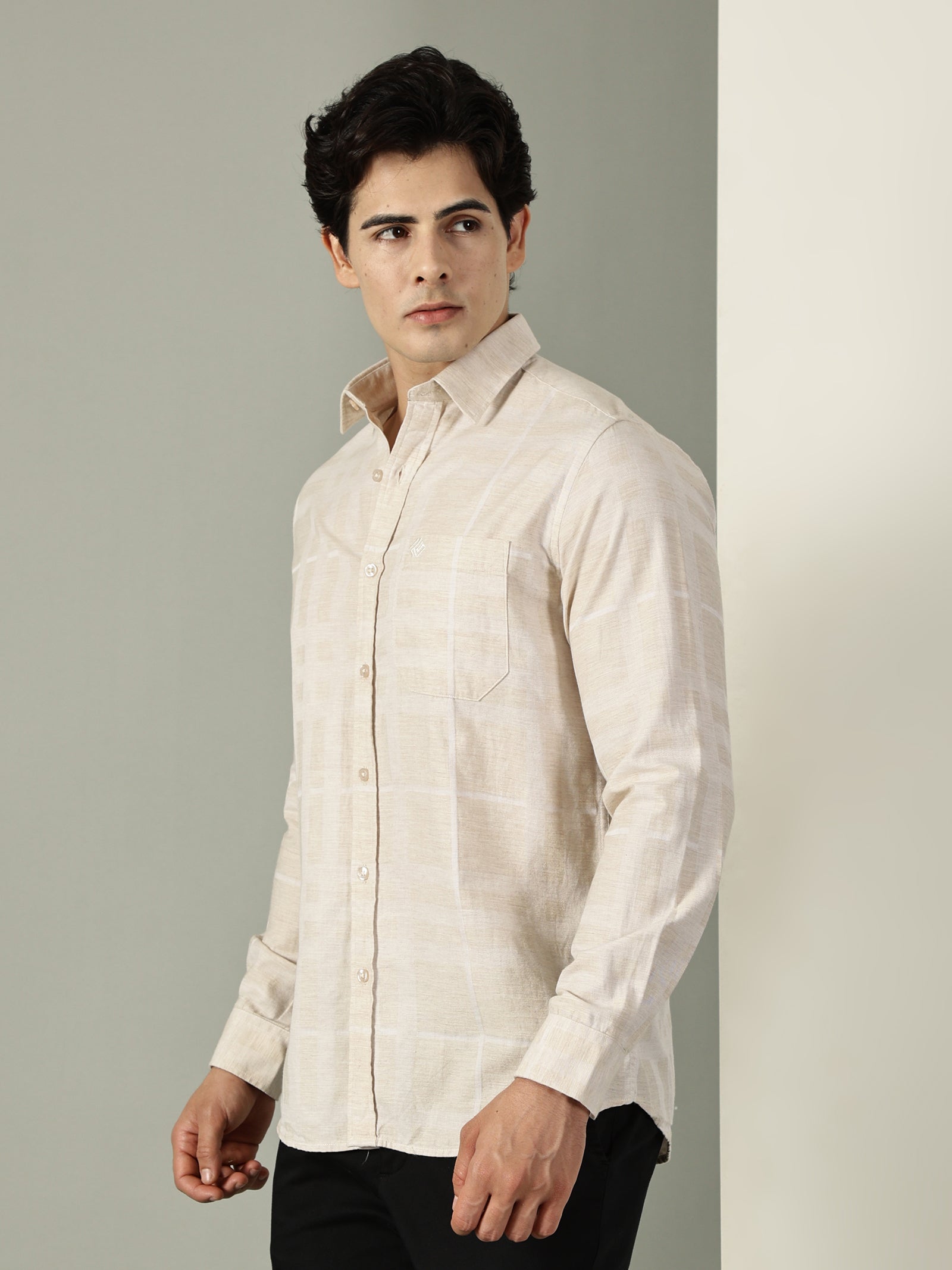 Melange Premium Cotton Shirt