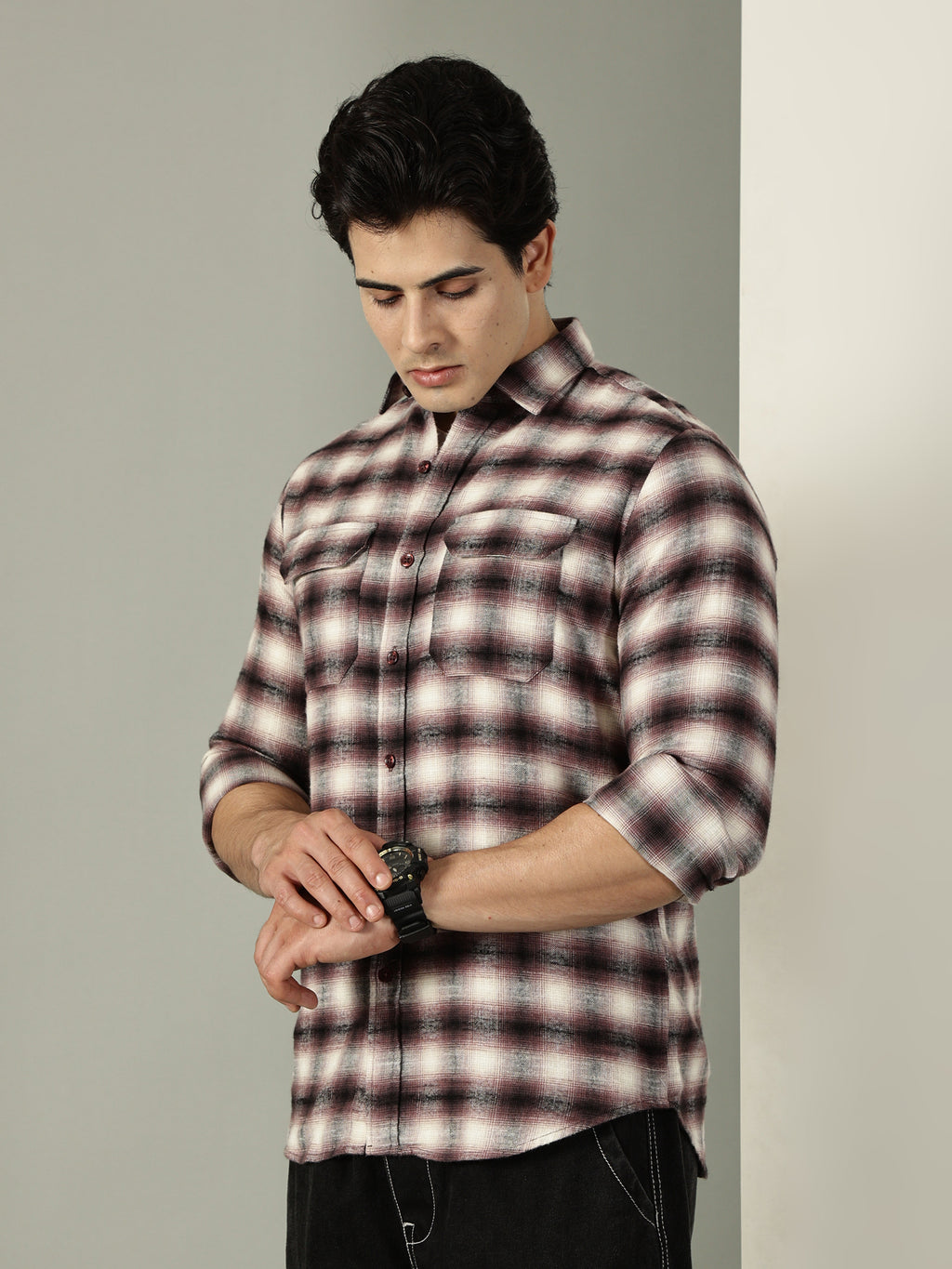 Brushed Twill Premium Cotton Shirt
