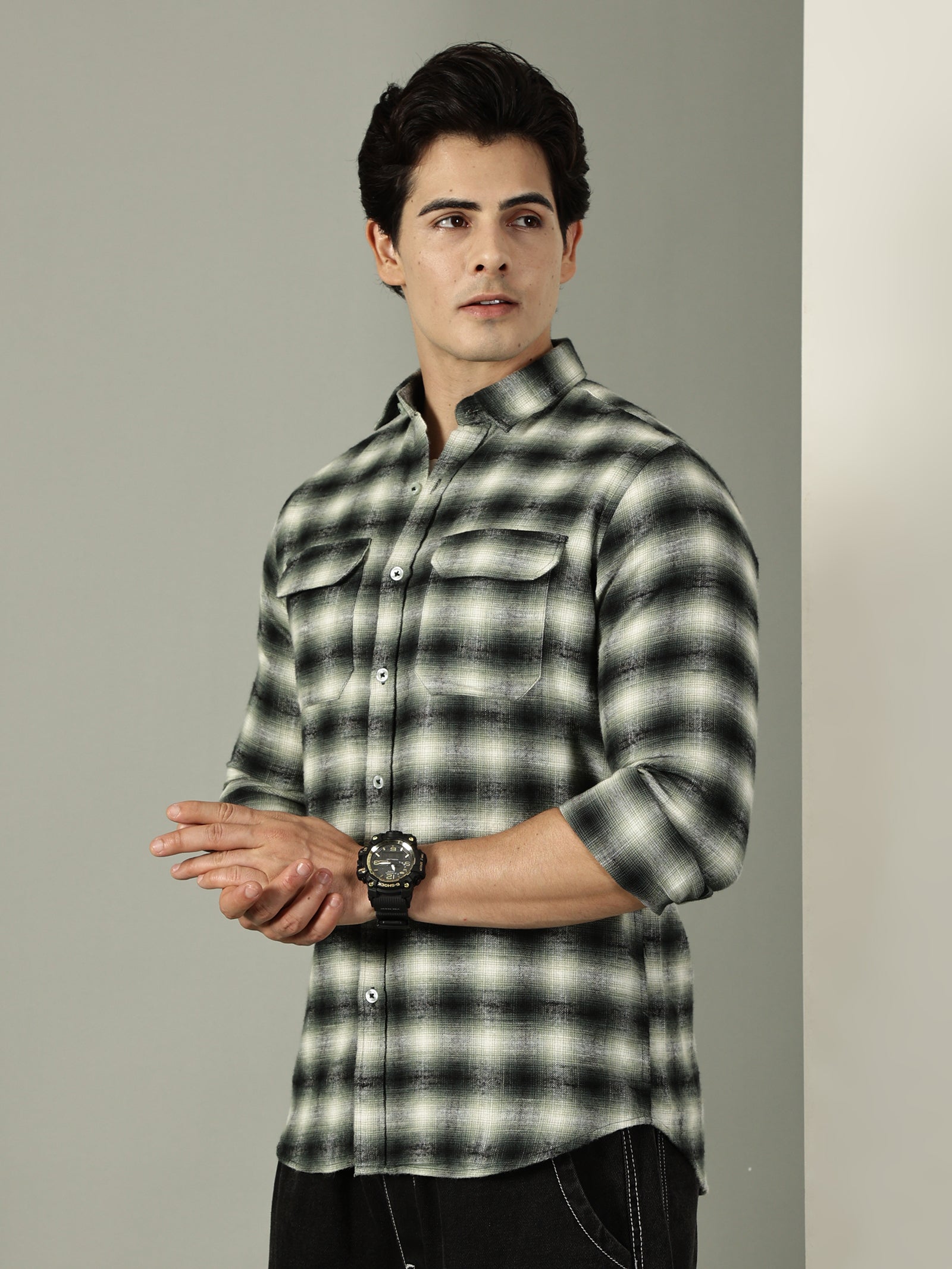 Brushed Twill Premium Cotton Shirt