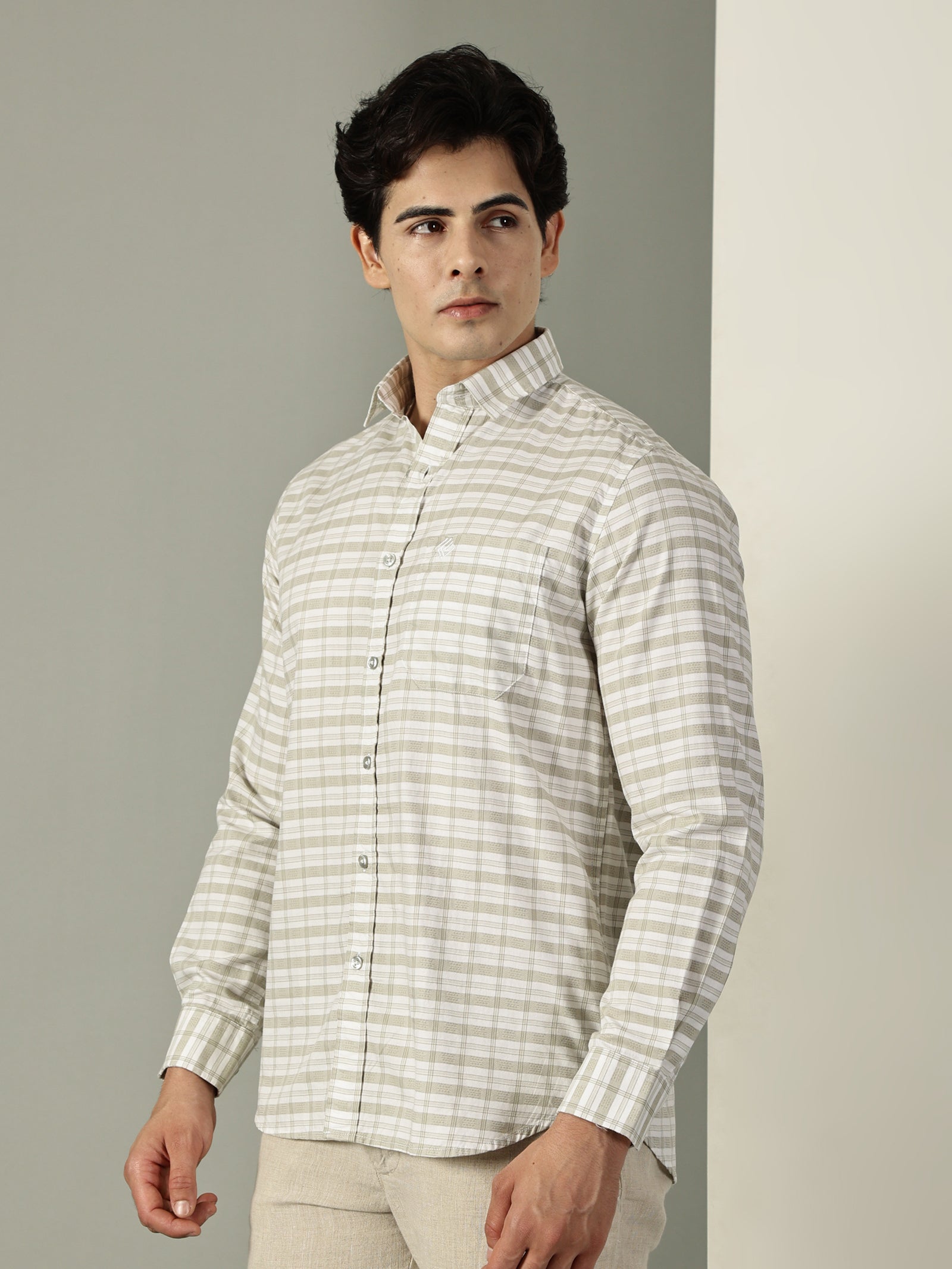 50’s Dobby Extra Fine Premium Cotton Shirt