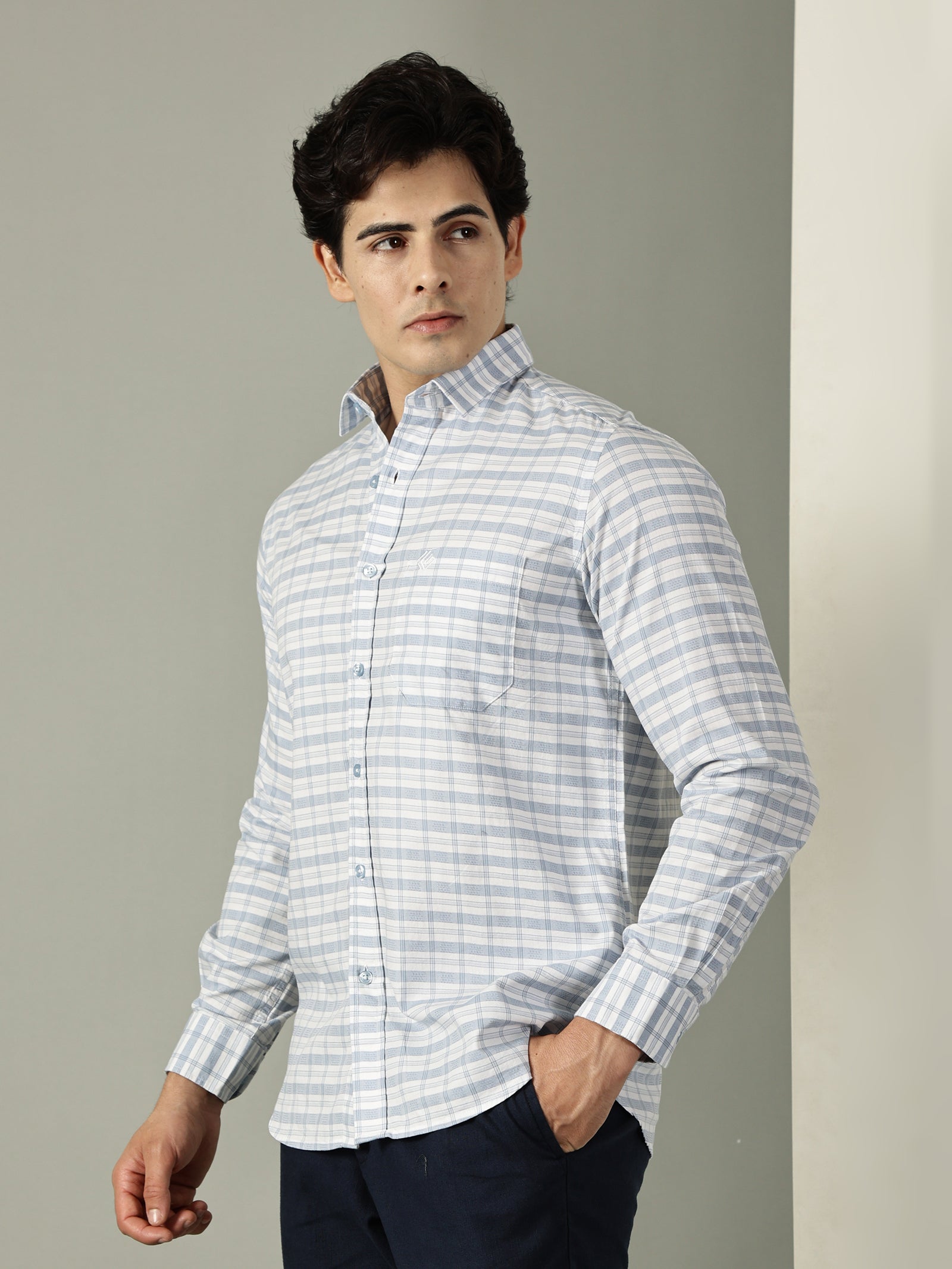 50’s Dobby Extra Fine Premium Cotton Shirt