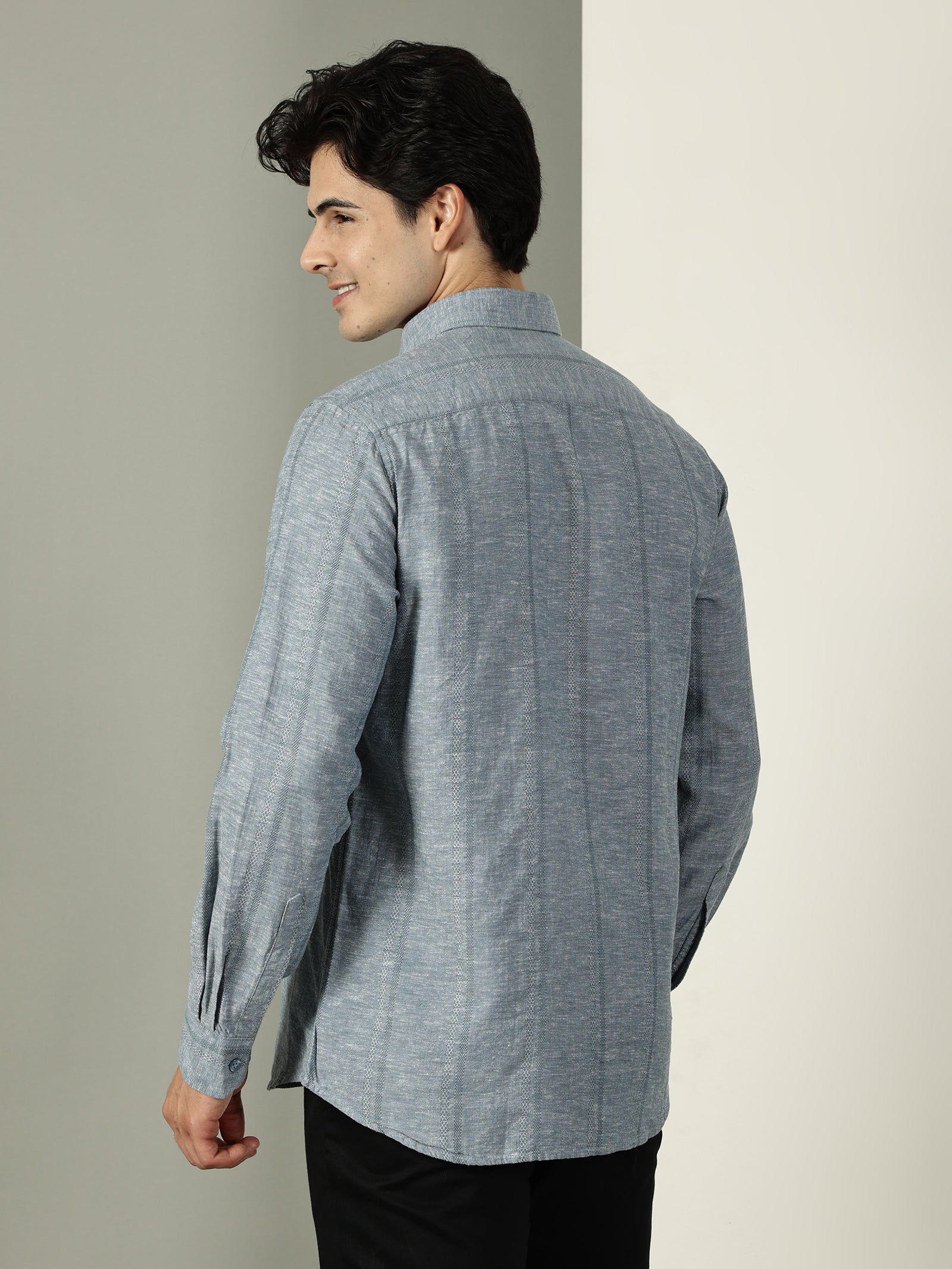 Cotton Linen Dobby Premium Shirt