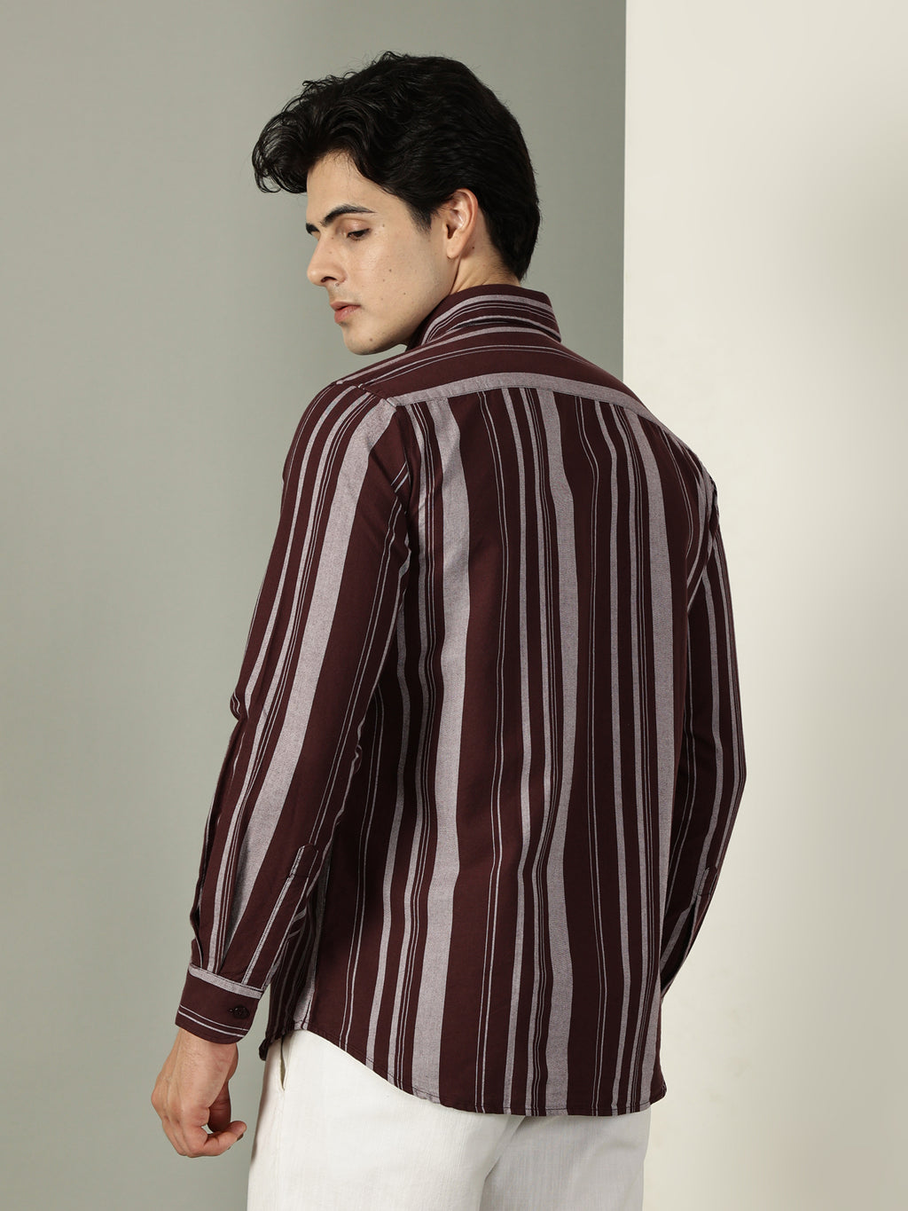 Oxford Stripes Premium Cotton Shirt