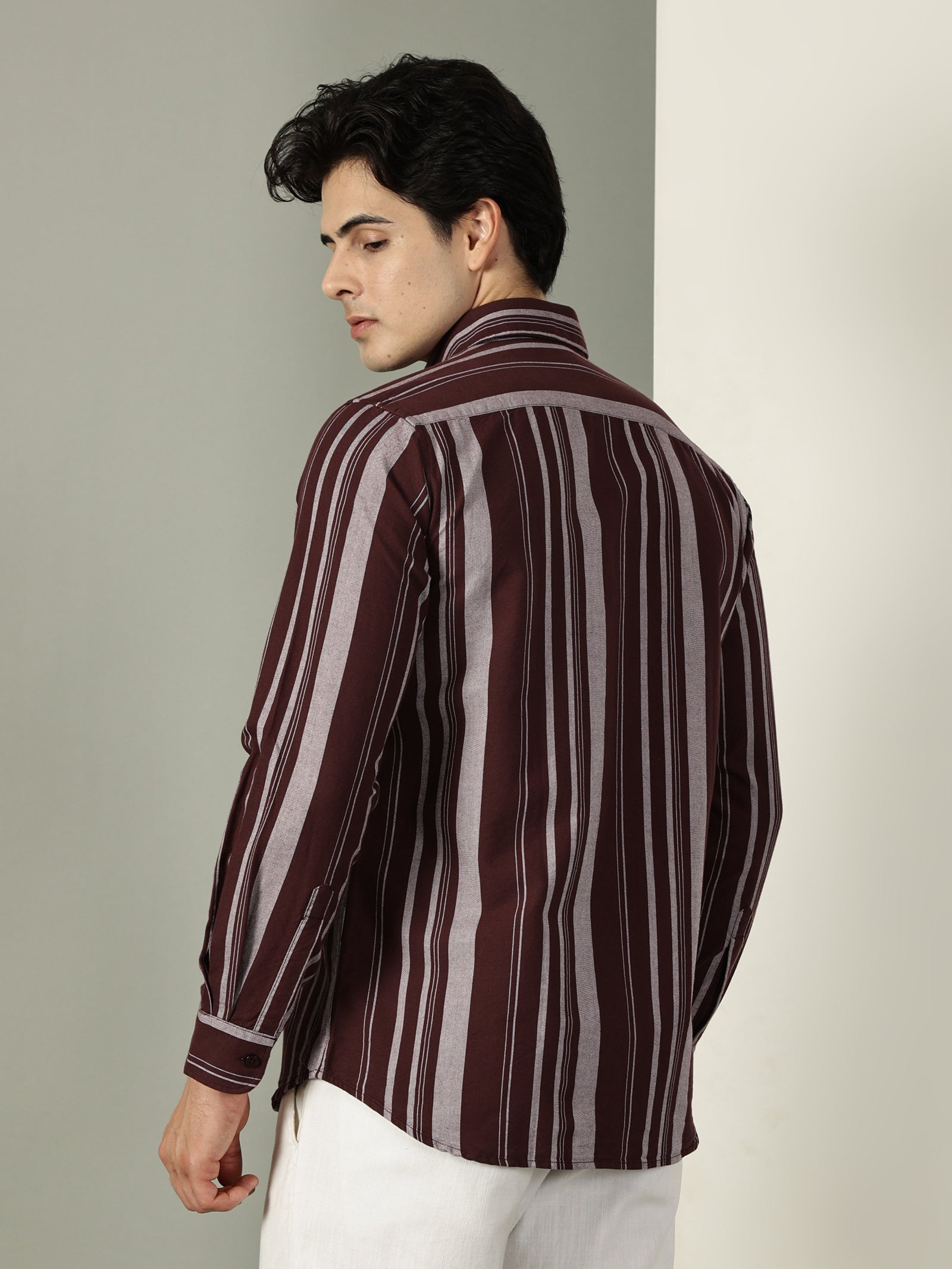 Oxford Stripes Premium Cotton Shirt