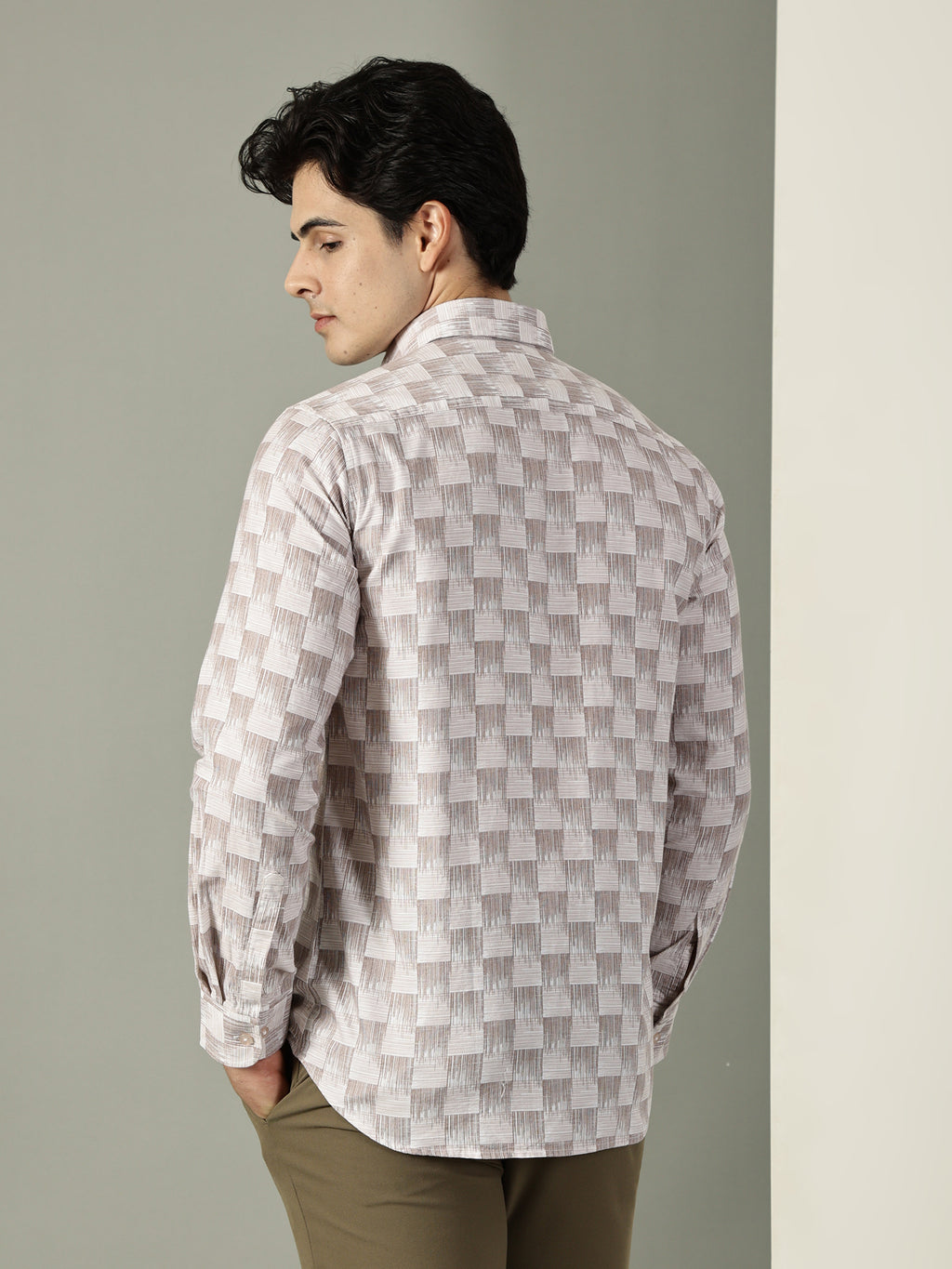 Oxford Print Premium Cotton Shirt