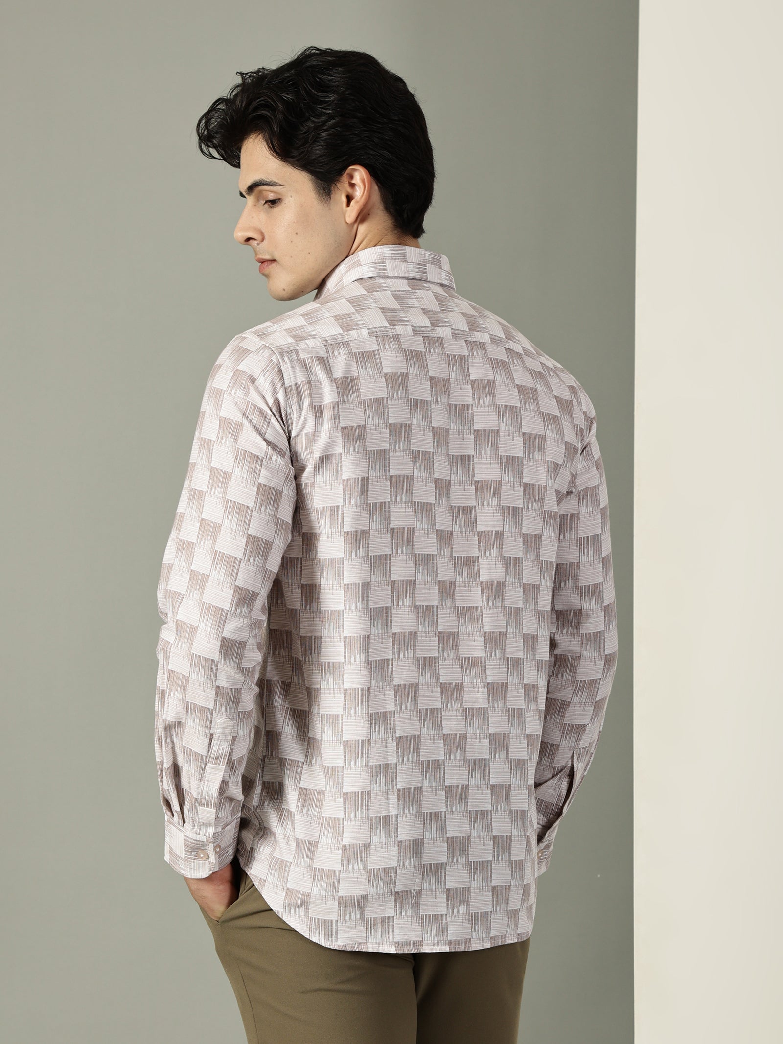 Oxford Print Premium Cotton Shirt