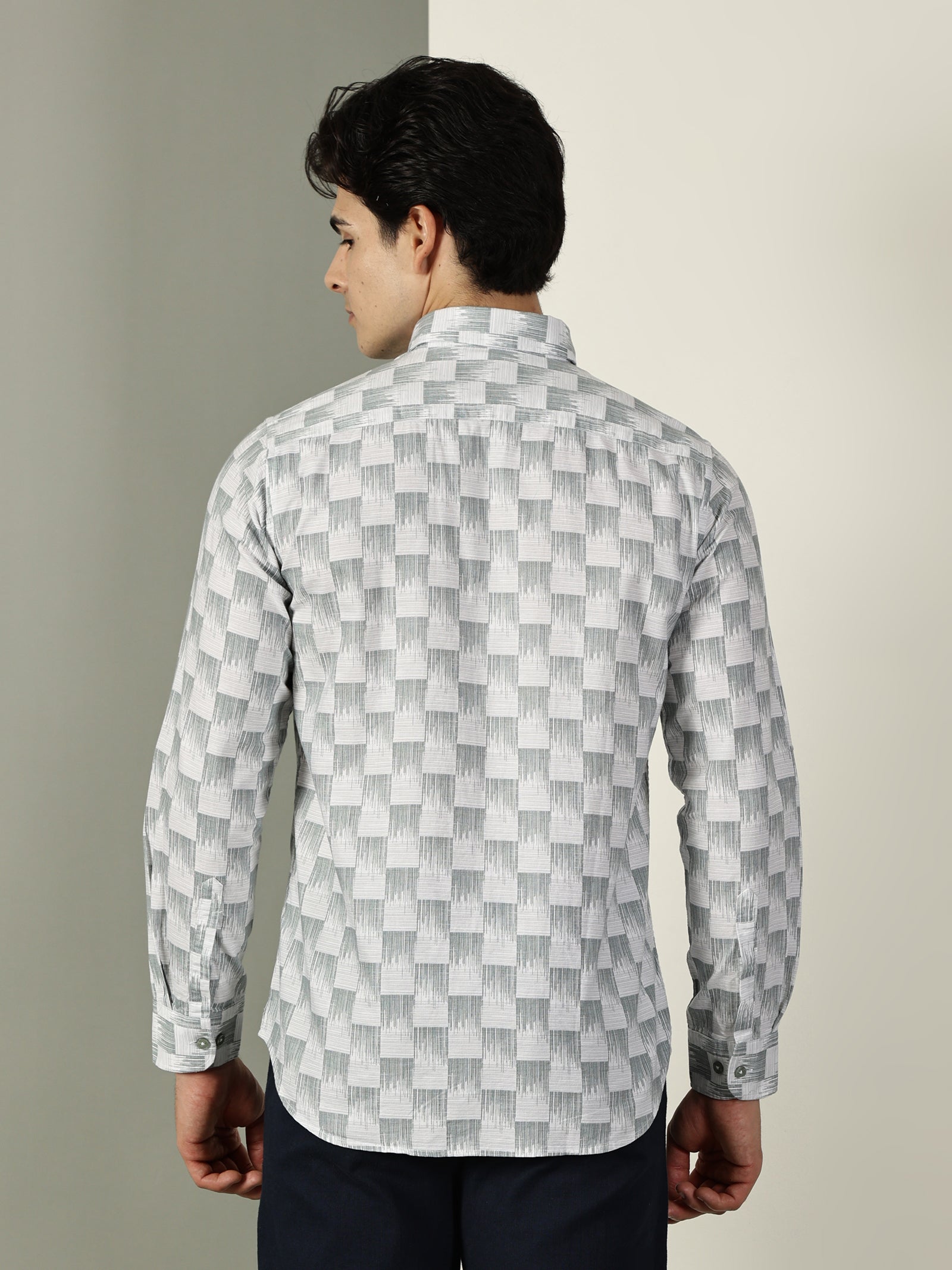 Oxford Print Premium Cotton Shirt