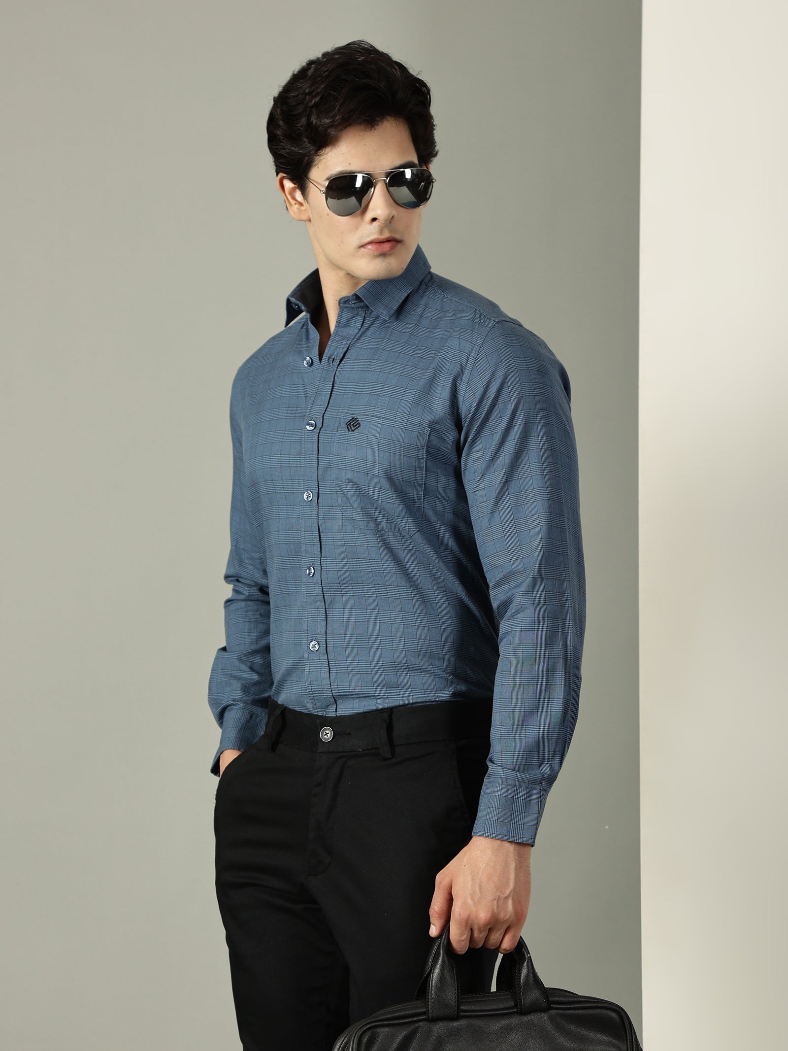 50’s Giza Dobby Extra Fine Premium Cotton Shirt