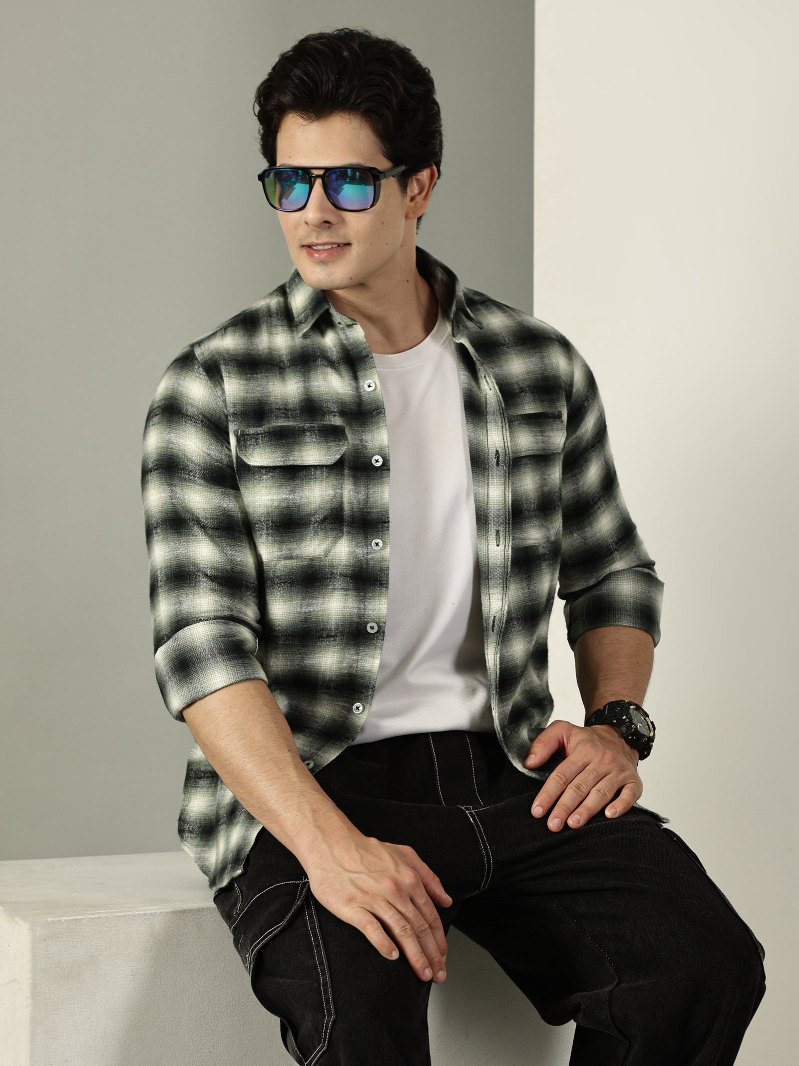 Brushed Twill Premium Cotton Shirt