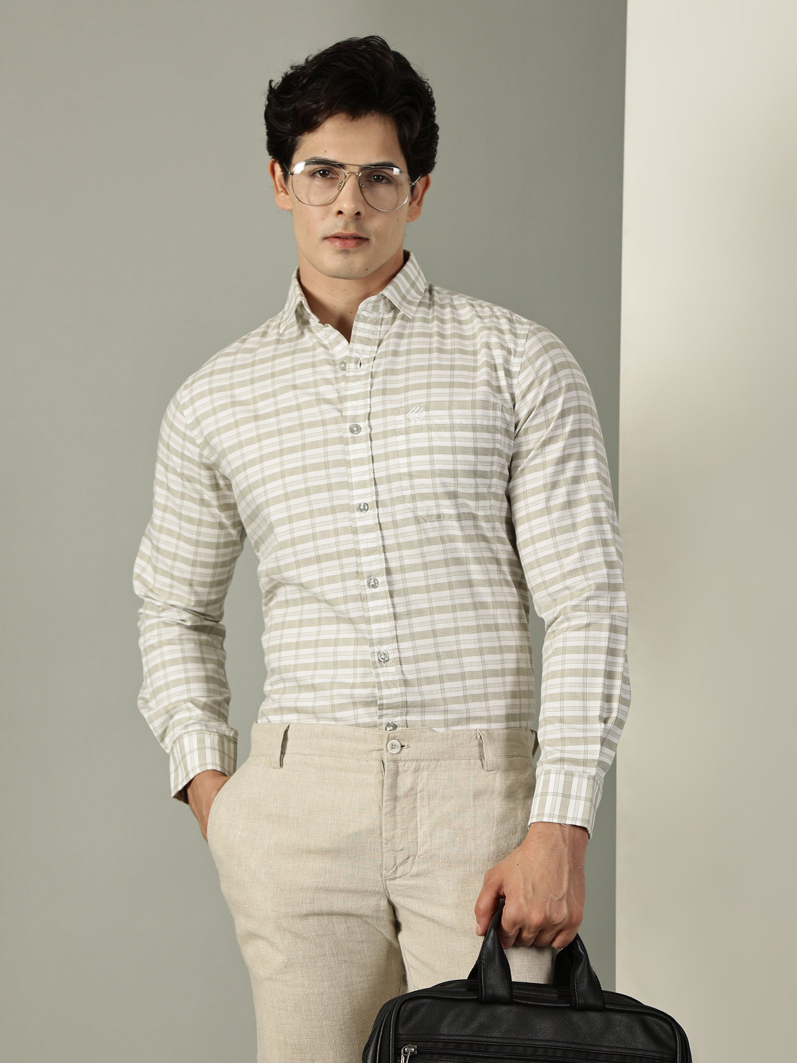 50’s Dobby Extra Fine Premium Cotton Shirt