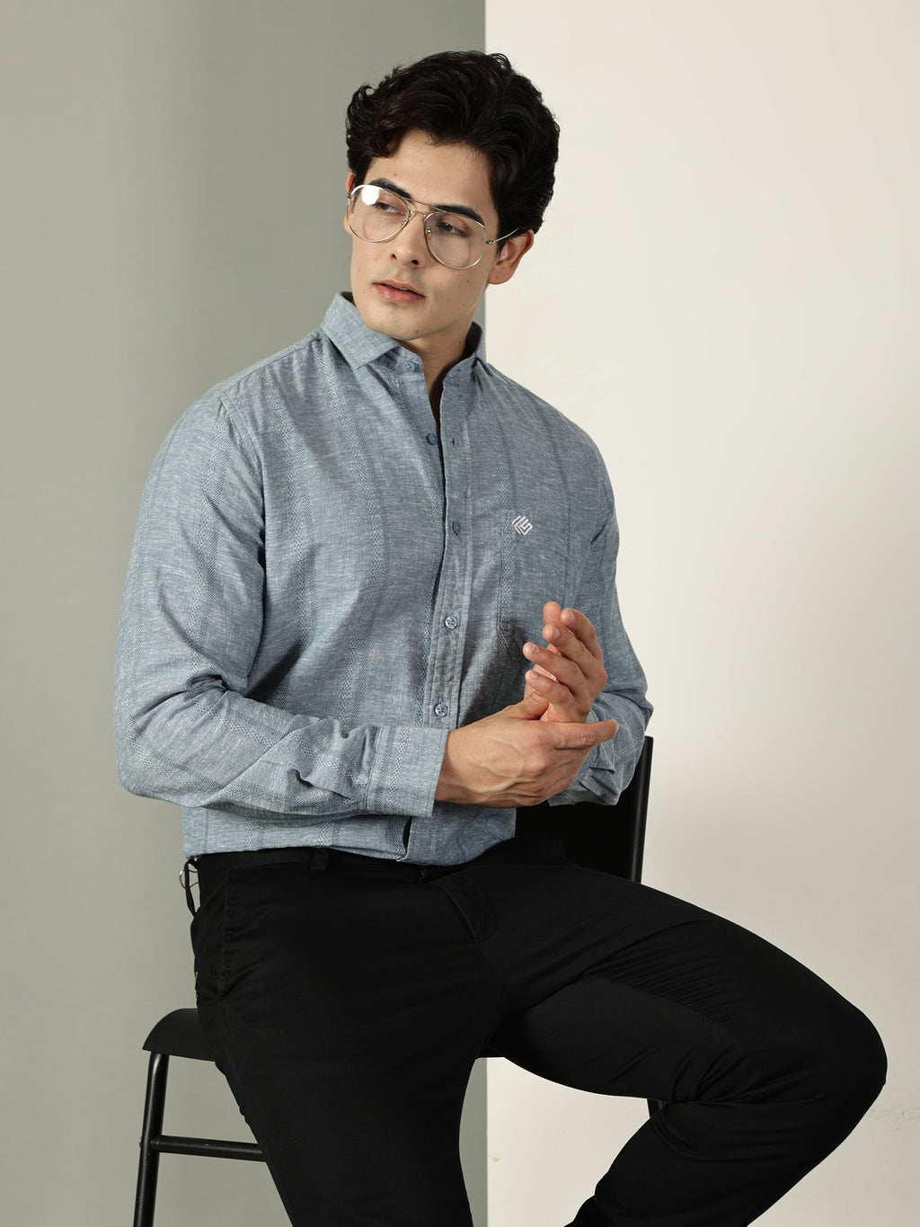 Cotton Linen Dobby Premium Shirt