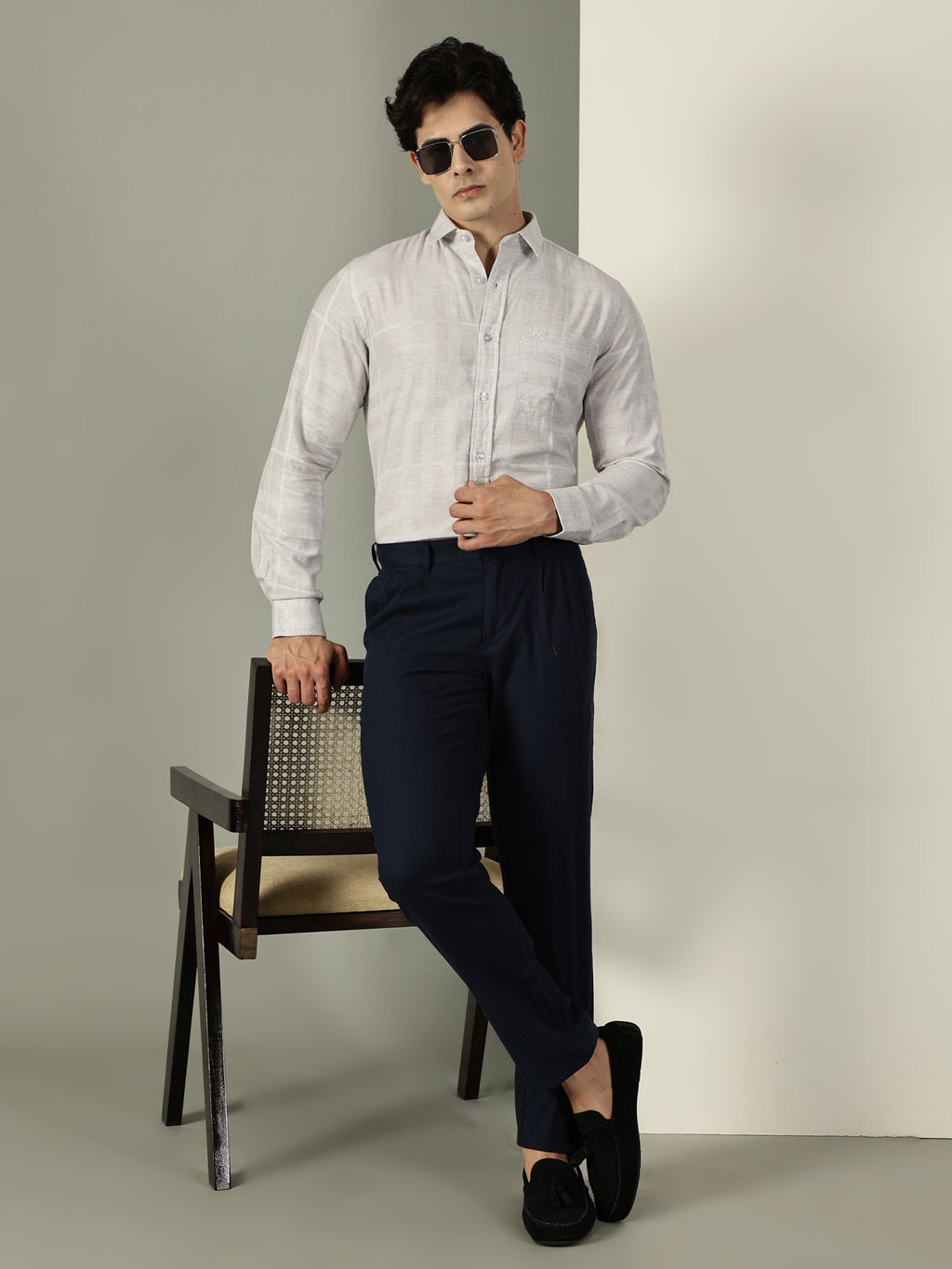 Melange Premium Cotton Shirt