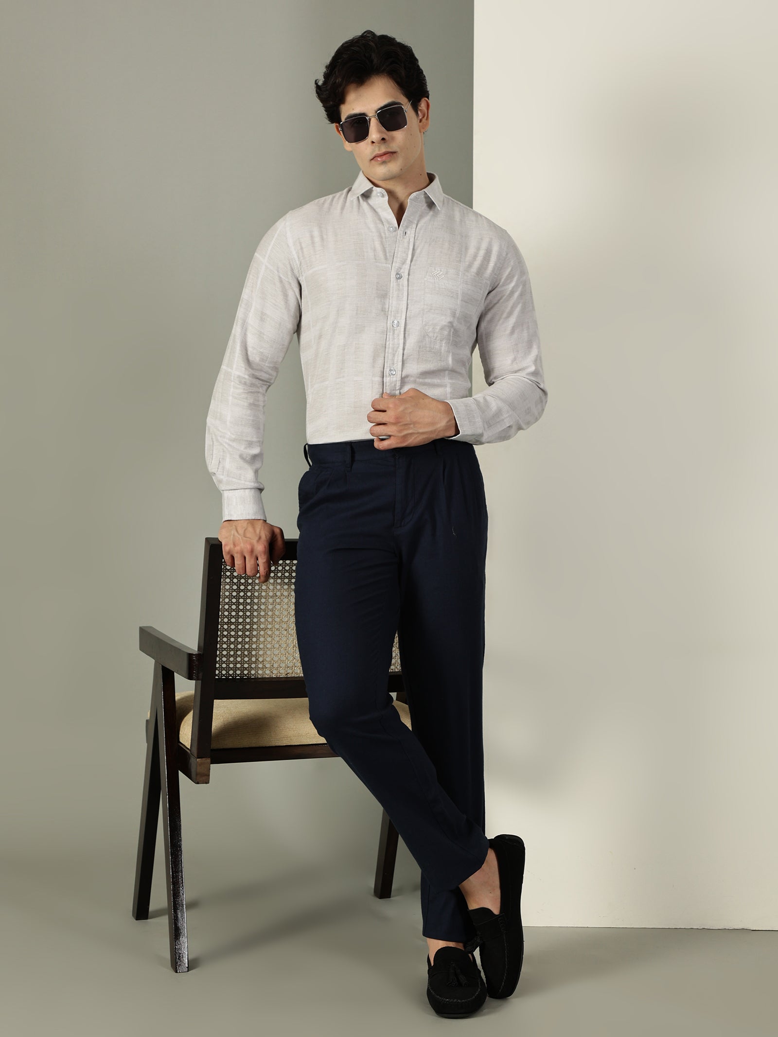 Melange Premium Cotton Shirt