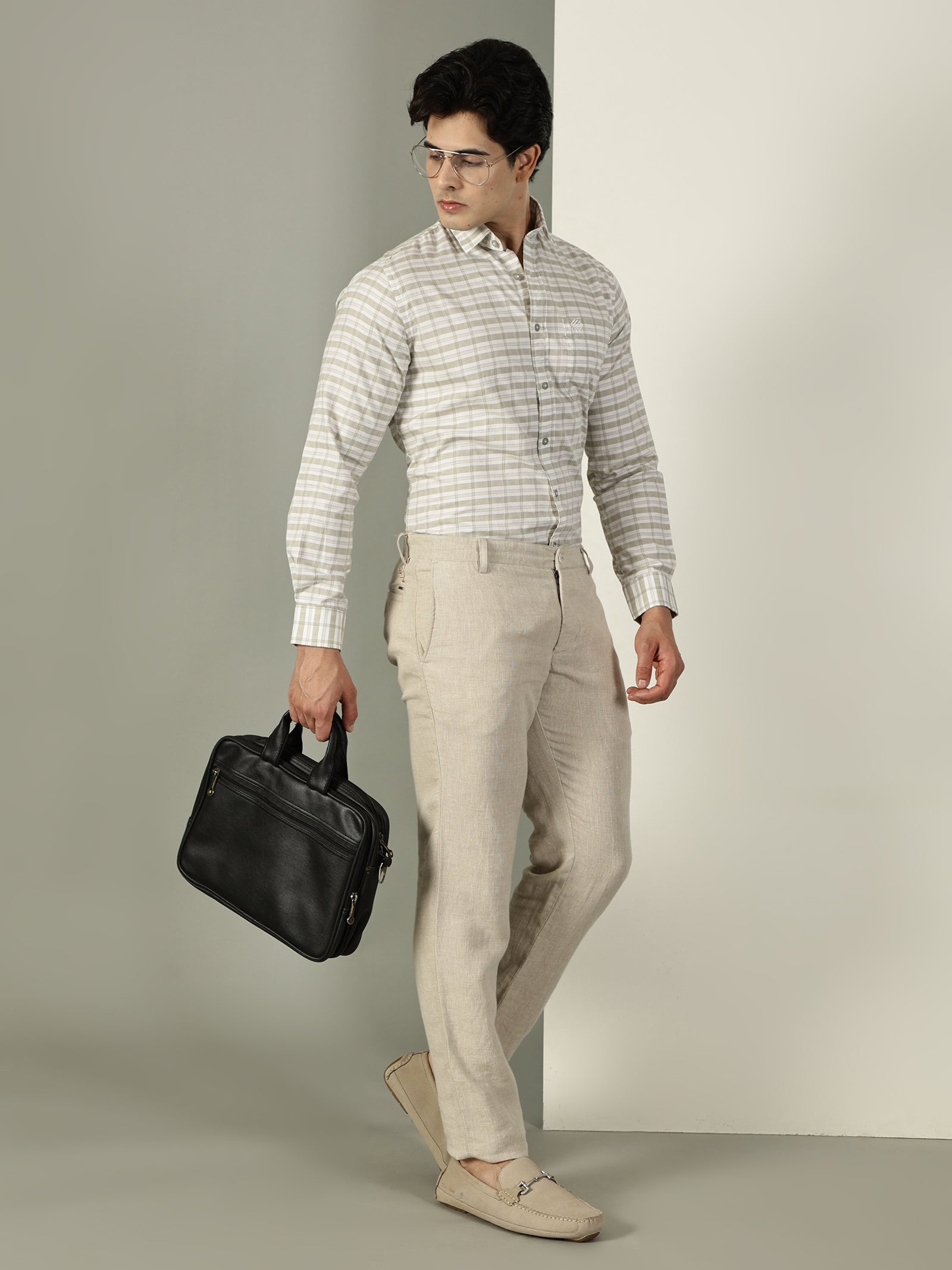 50’s Dobby Extra Fine Premium Cotton Shirt