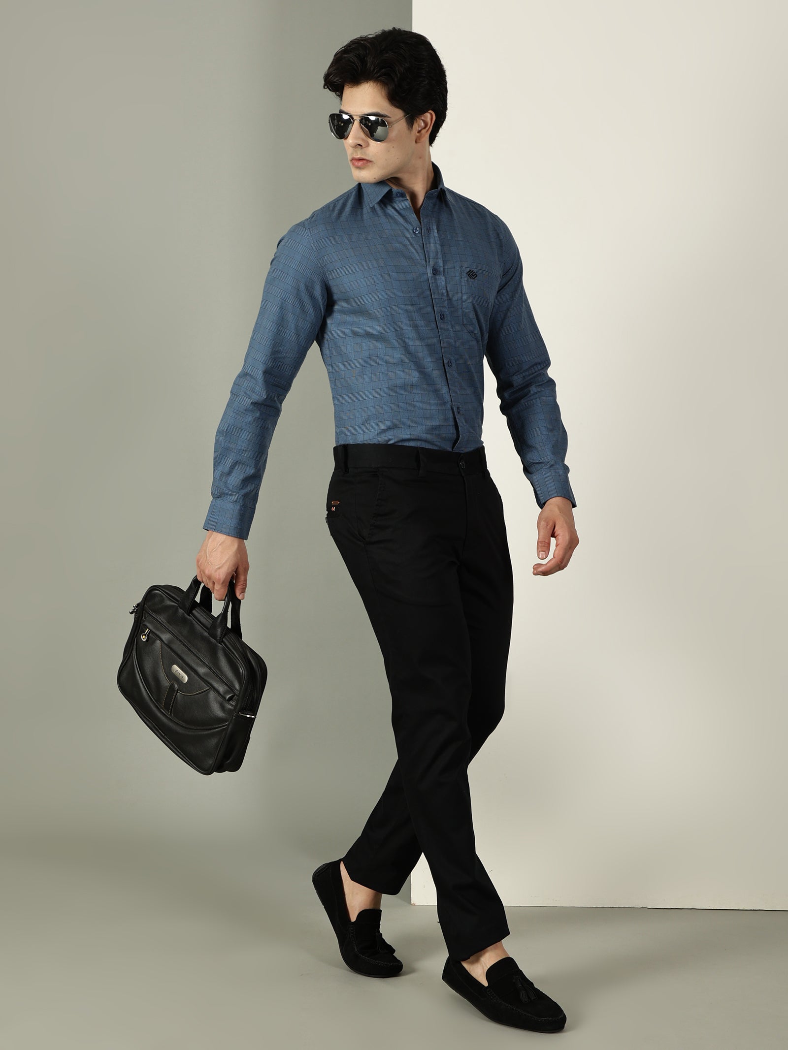 50’s Giza Dobby Extra Fine Premium Cotton Shirt
