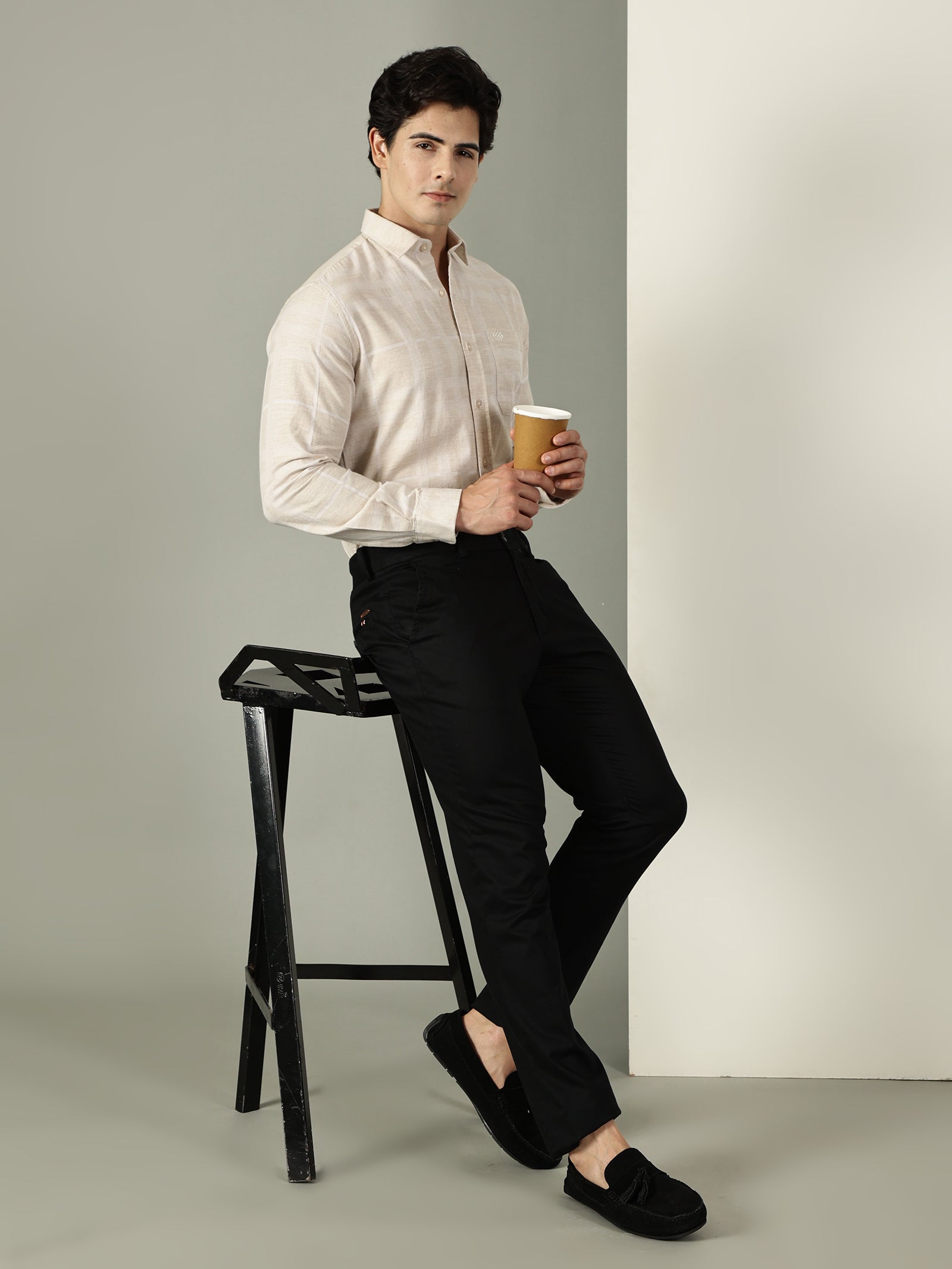 Melange Premium Cotton Shirt