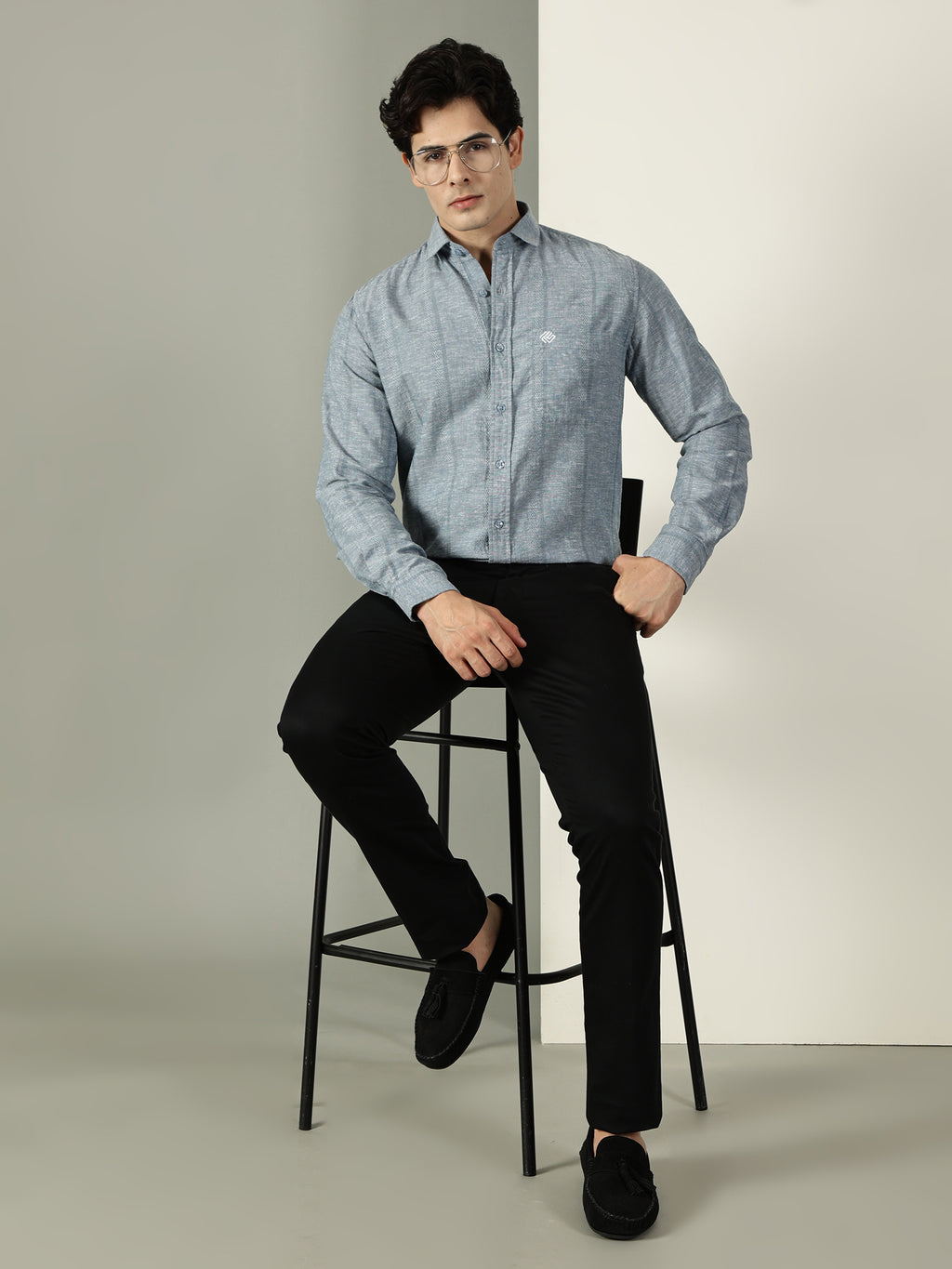Cotton Linen Dobby Premium Shirt