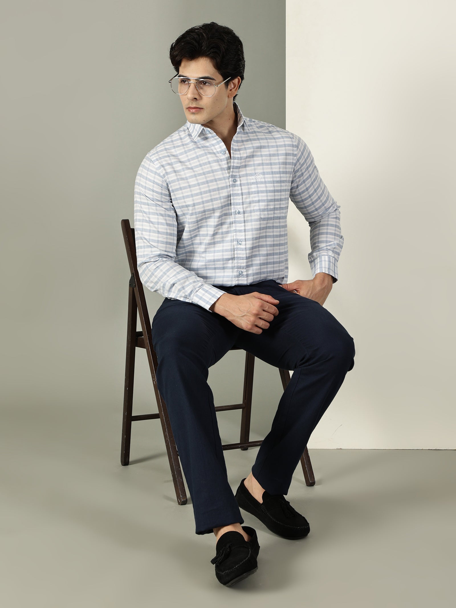 50’s Dobby Extra Fine Premium Cotton Shirt
