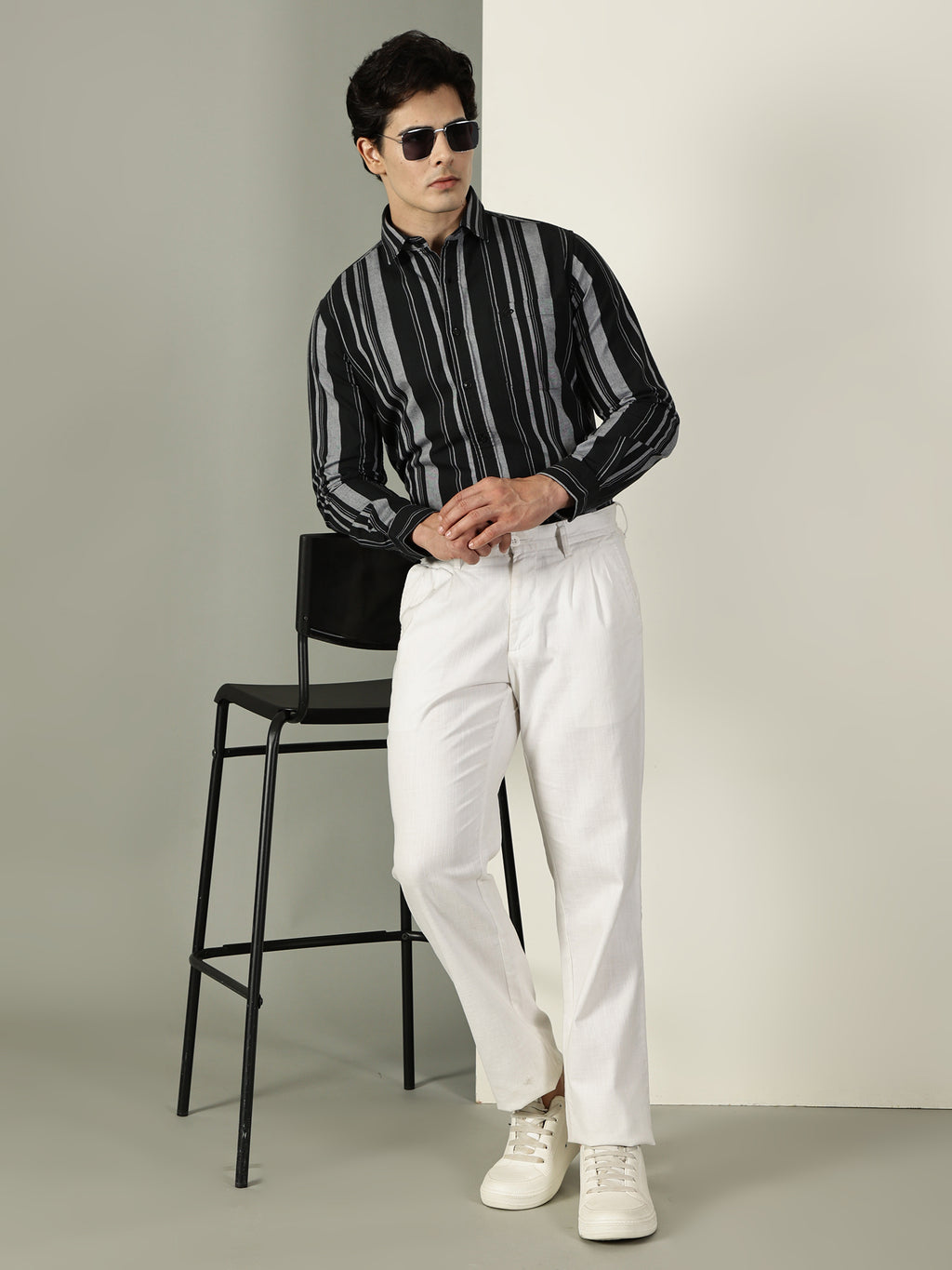 Oxford Stripes Premium Cotton Shirt