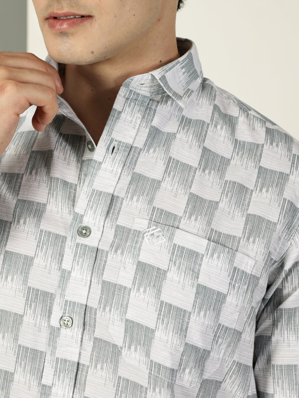 Oxford Print Premium Cotton Shirt