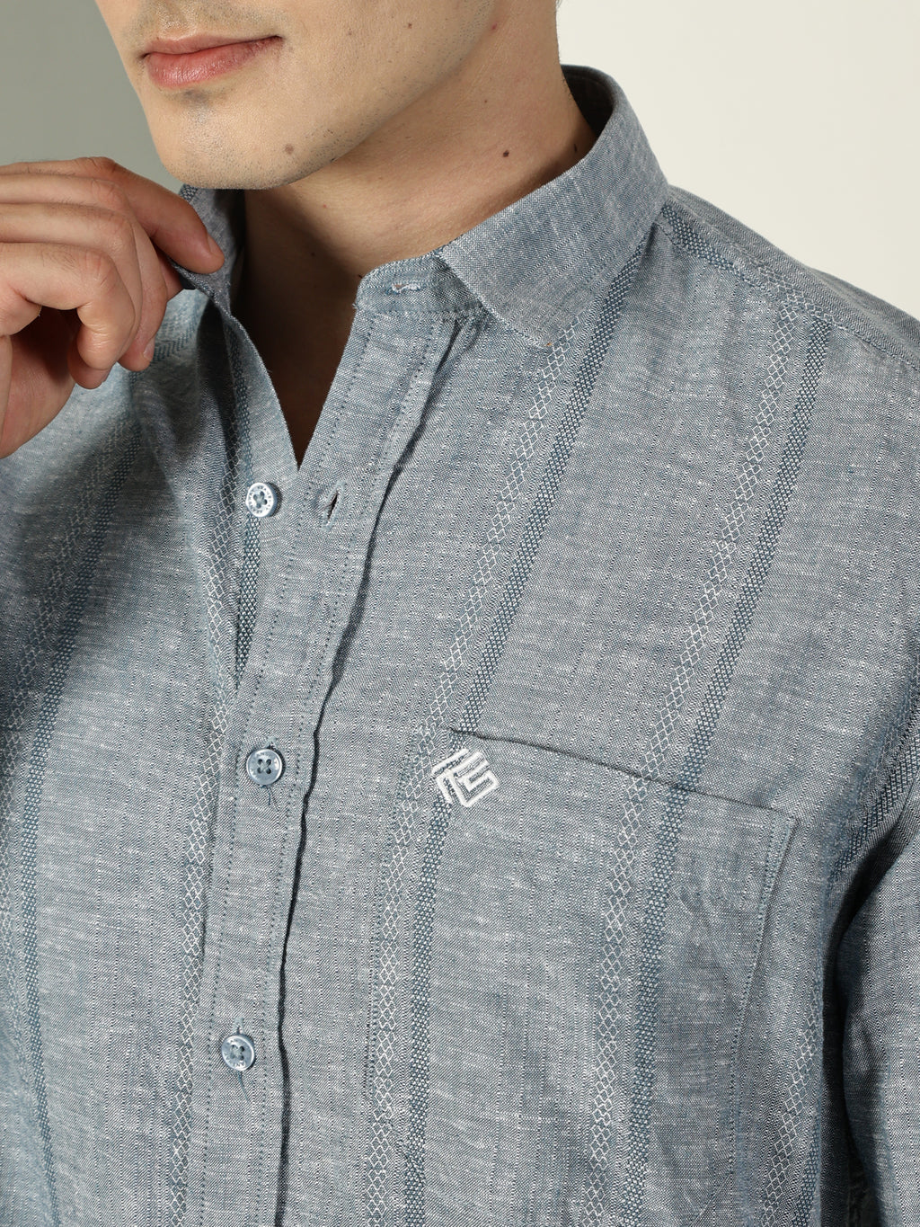 Cotton Linen Dobby Premium Shirt