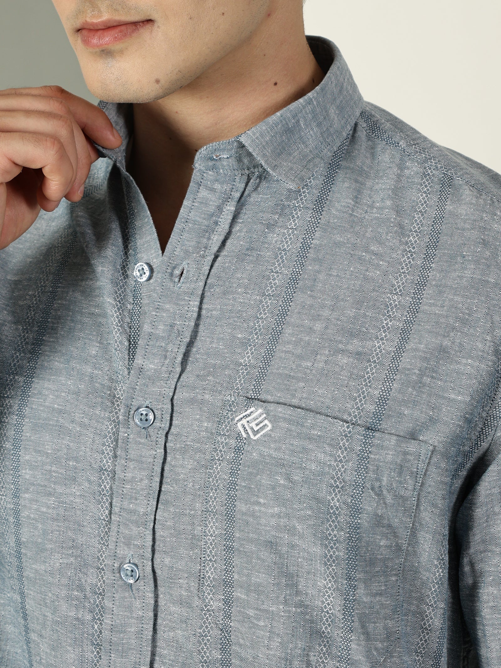 Cotton Linen Dobby Premium Shirt