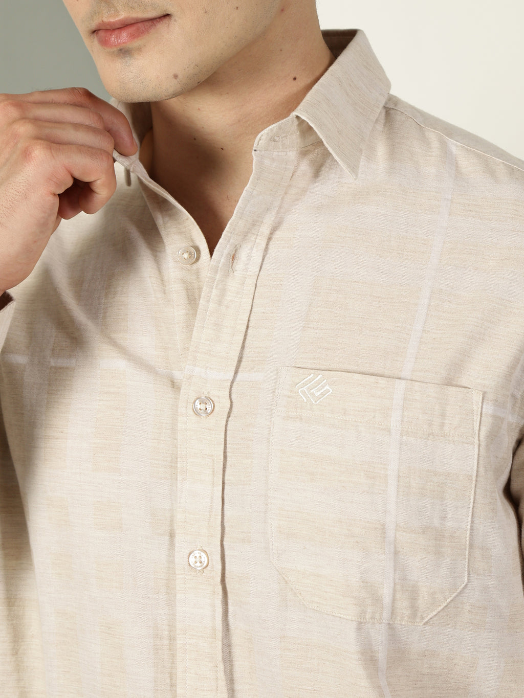 Melange Premium Cotton Shirt