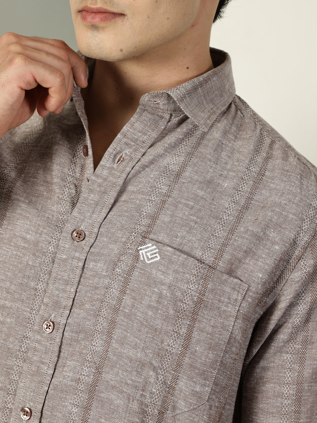 Cotton Linen Dobby Premium Shirt