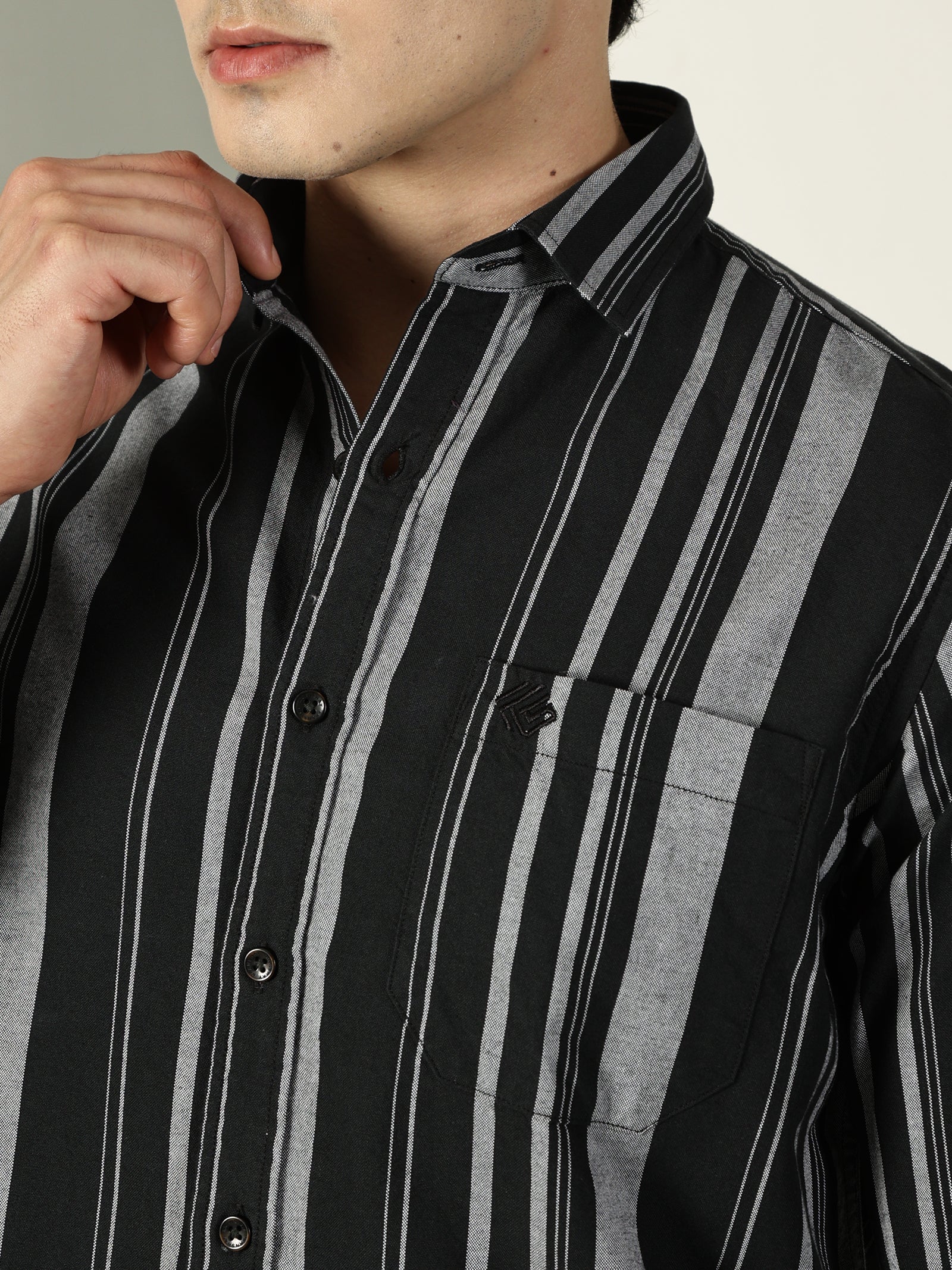 Oxford Stripes Premium Cotton Shirt