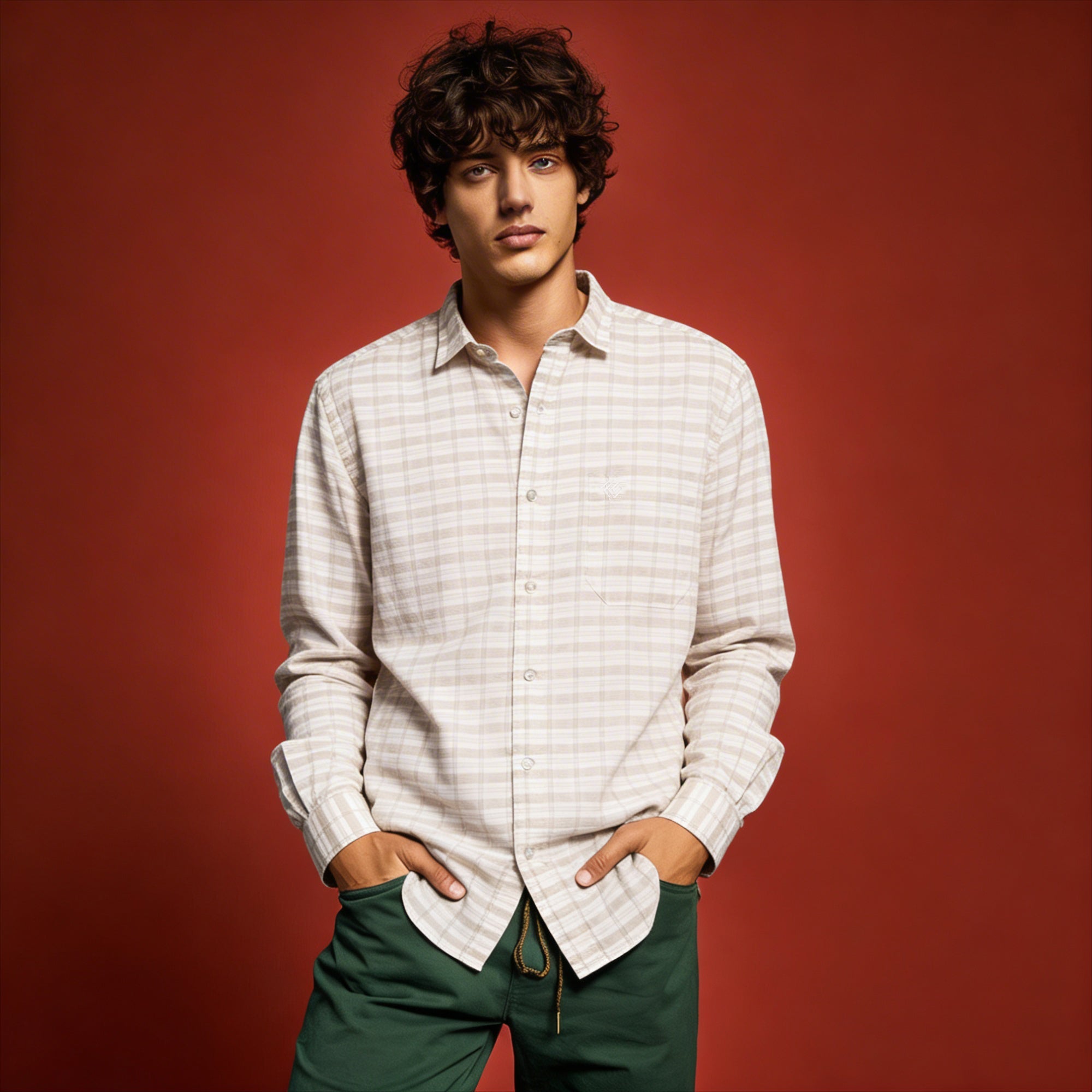 50’s Dobby Extra Fine Premium Cotton Shirt