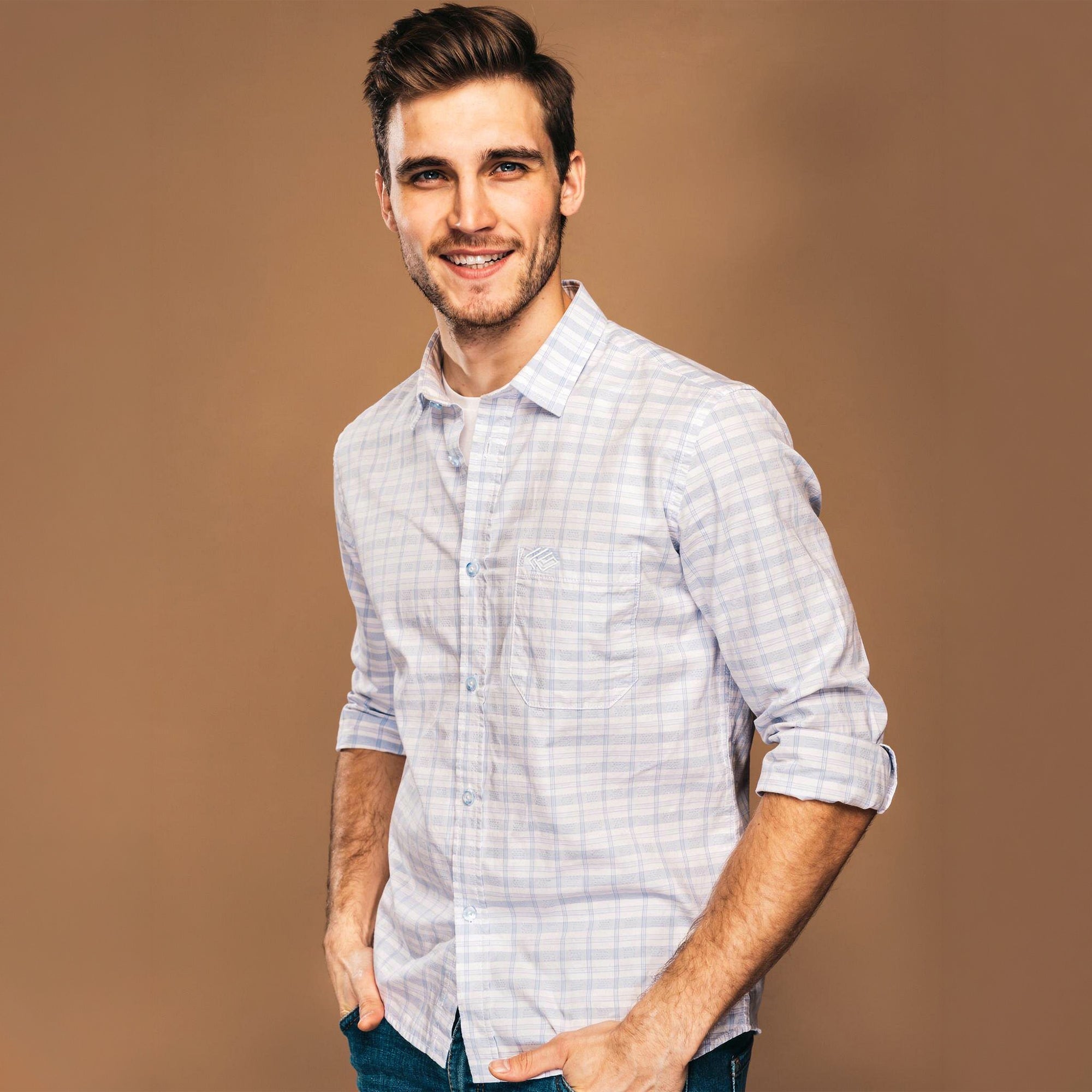 50’s Dobby Extra Fine Premium Cotton Shirt
